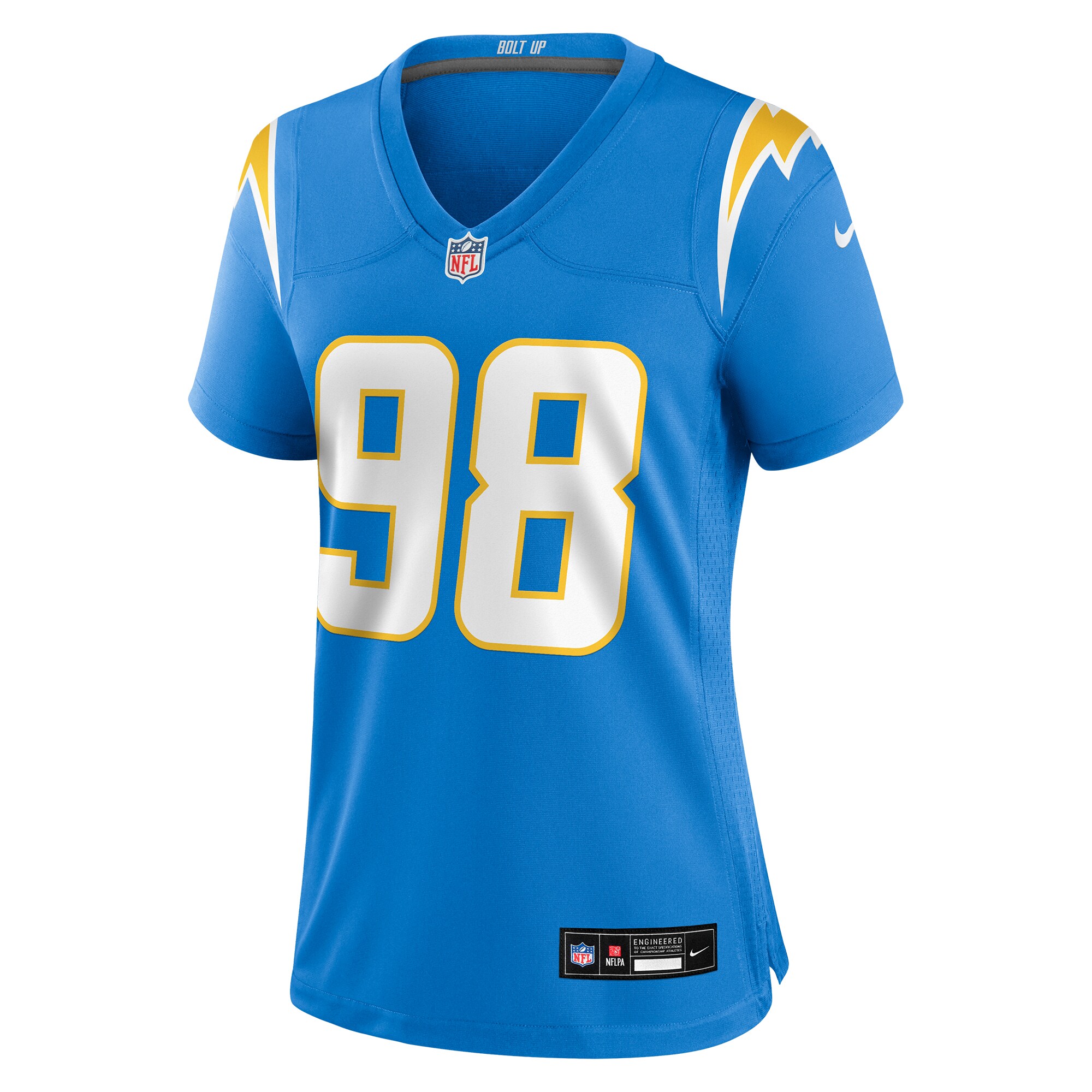 Odafe Oweh Los Angeles Chargers Nike Women’s Team Game Jersey – Powder Blue Clowdercats