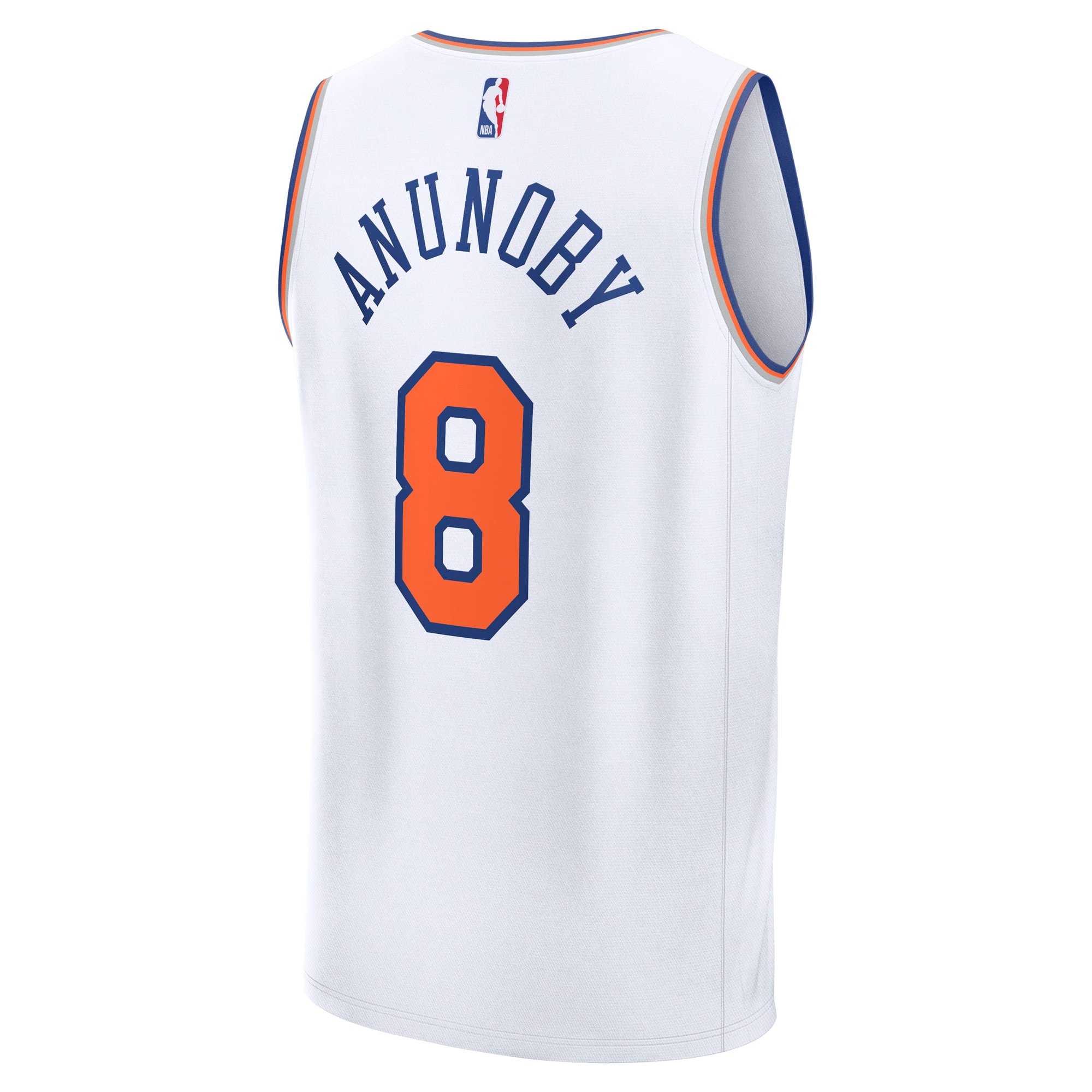 OG Anunoby New York Knicks Fanatics Fast Break Replica Player Jersey – Association Edition – White Clowdercats