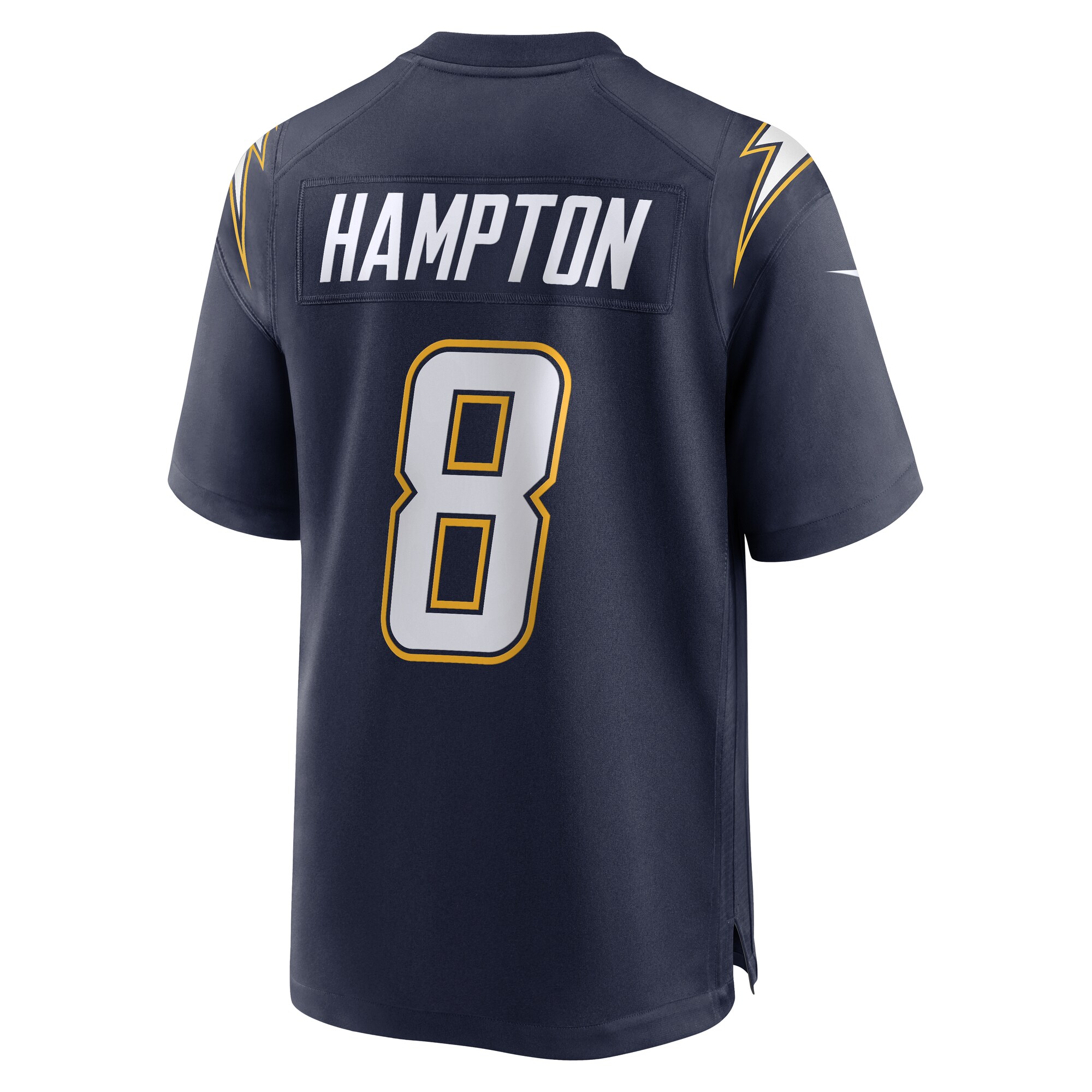 Omarion Hampton Los Angeles Chargers Nike Alternate Super Chargers Game Player Jersey – Navy Clowdercats