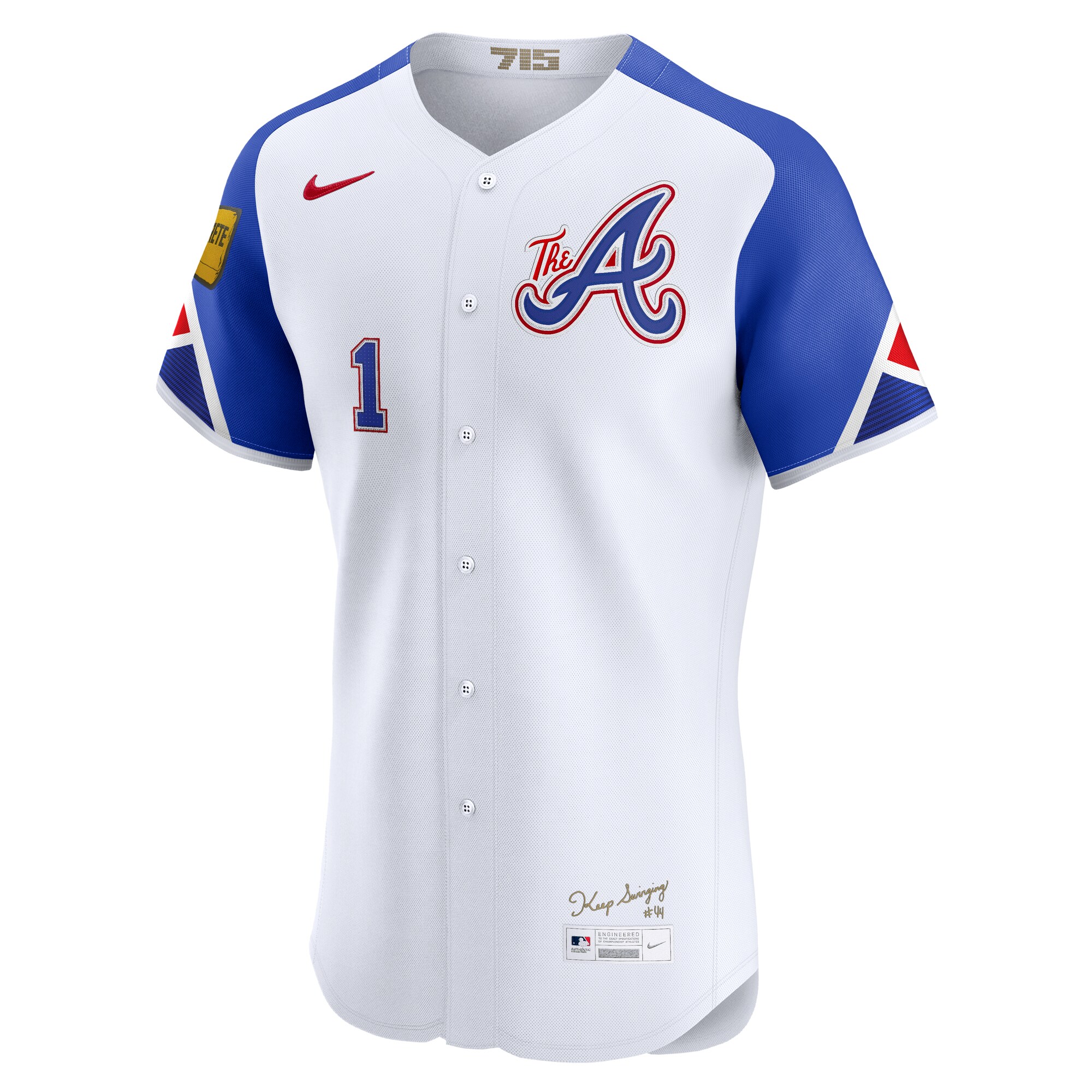 Ozzie Albies Atlanta Braves Nike City Connect Elite Jersey – White