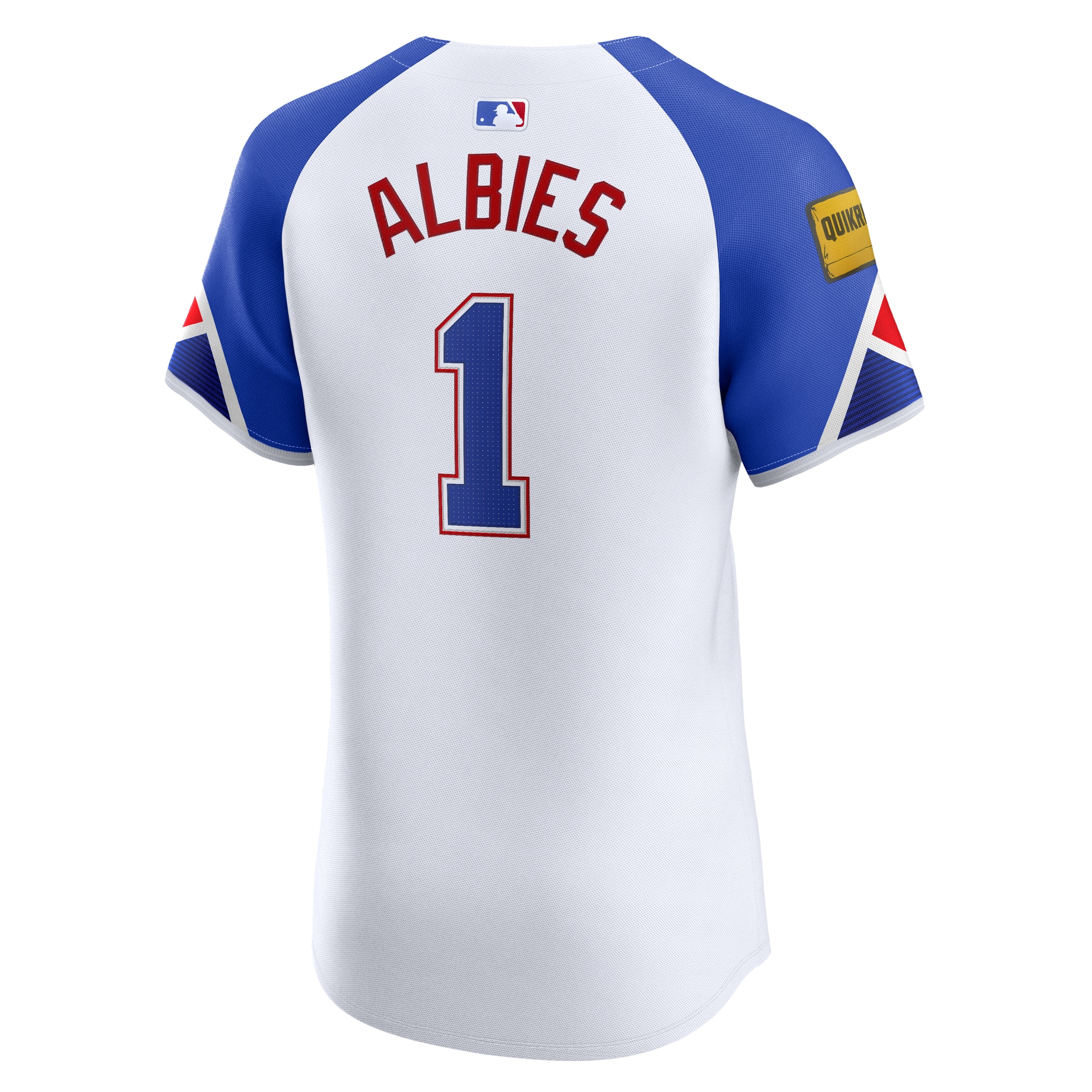 Ozzie Albies Atlanta Braves Nike City Connect Elite Jersey – White