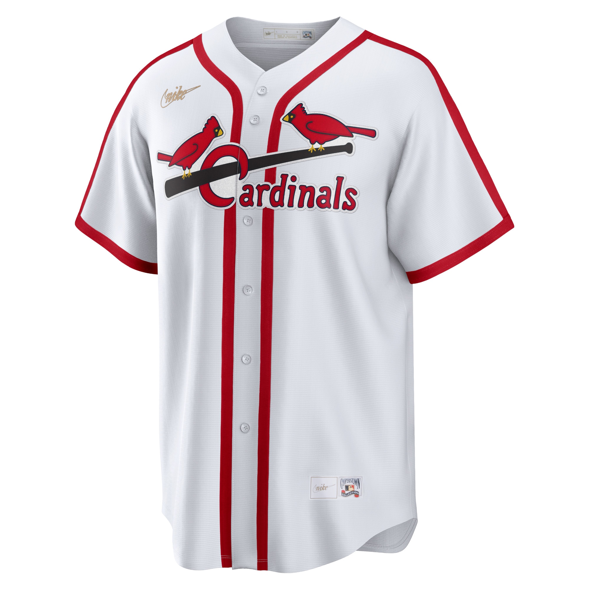 Ozzie Smith St. Louis Cardinals Nike Home Cooperstown Collection Player Jersey – White