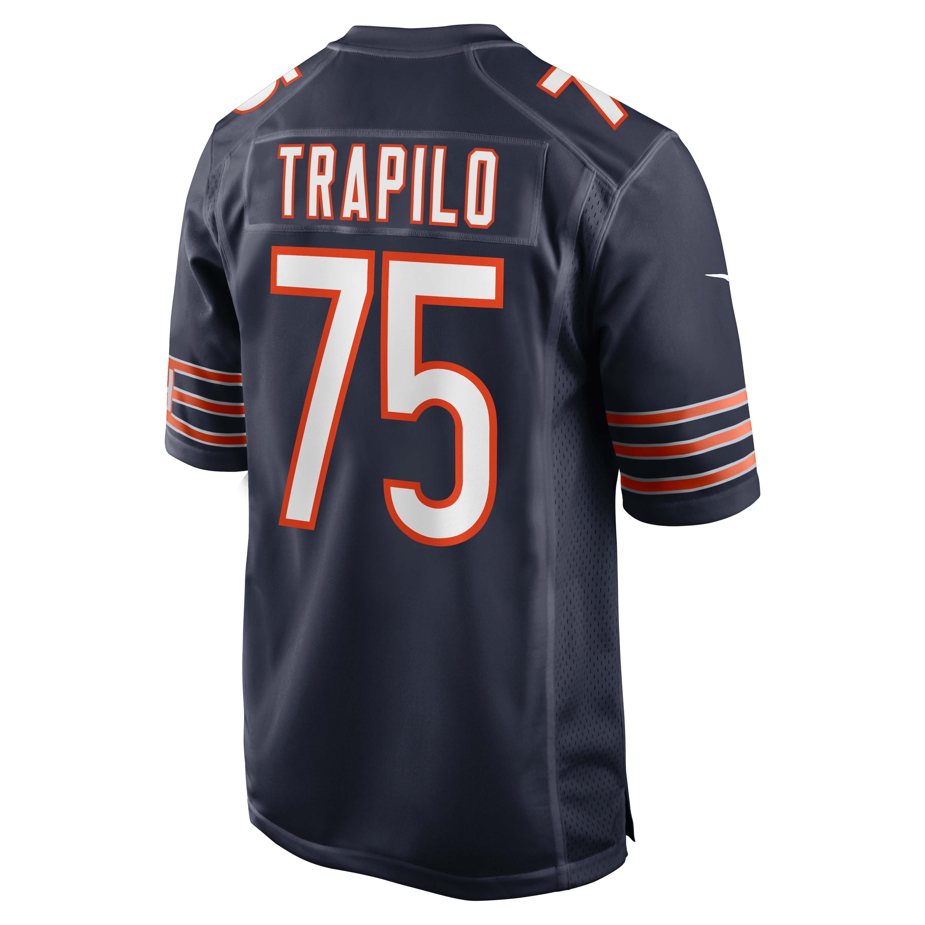 Ozzy Trapilo Chicago Bears Nike Team Game Jersey – Navy Clowdercats