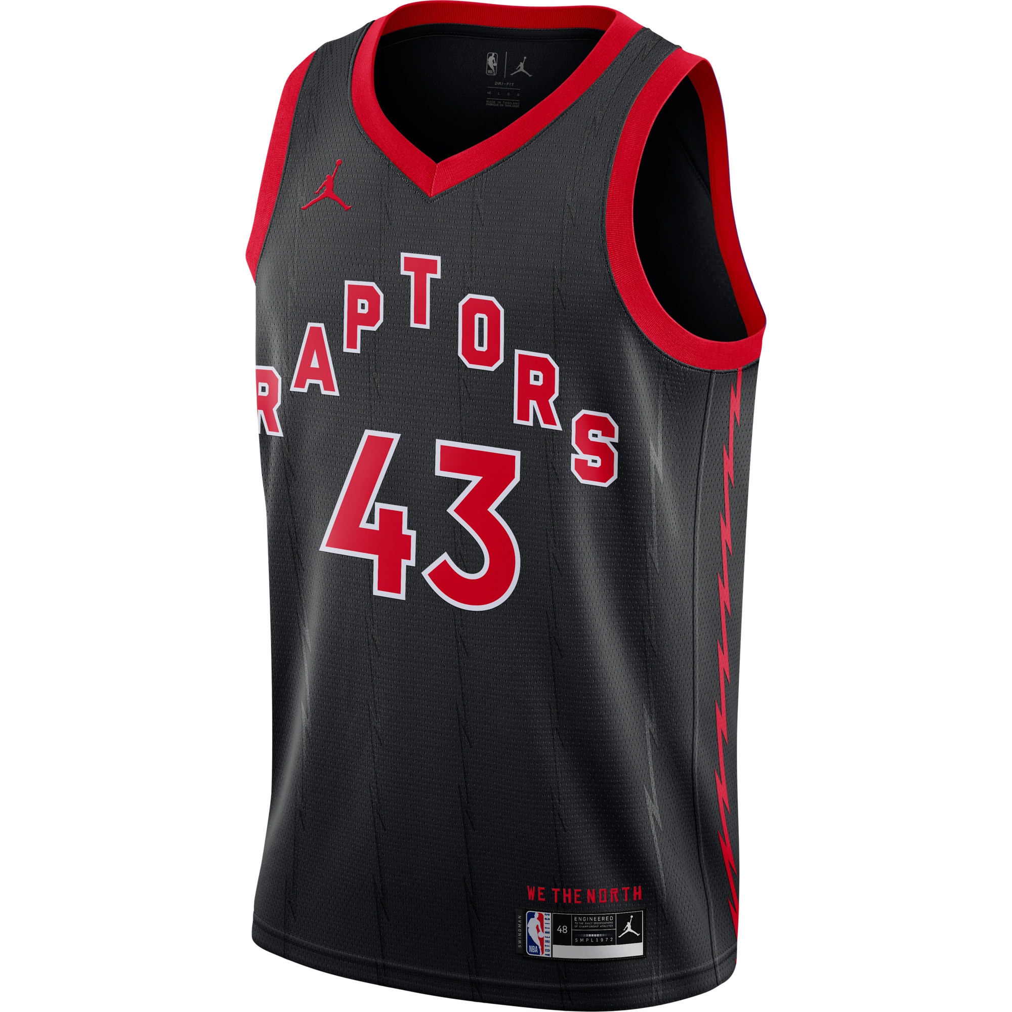 Pascal Siakam Toronto Raptors Jordan Brand 2020/21 Swingman Jersey – Statement Edition – Black Clowdercats