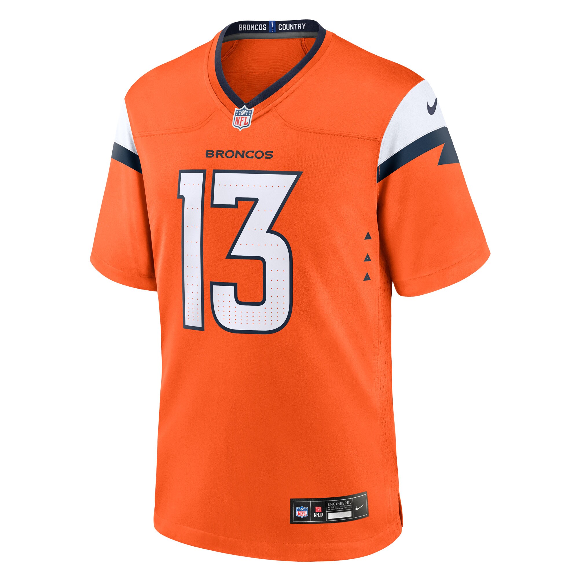 Pat Bryant Denver Broncos Nike Team Game Jersey – Orange Clowdercats