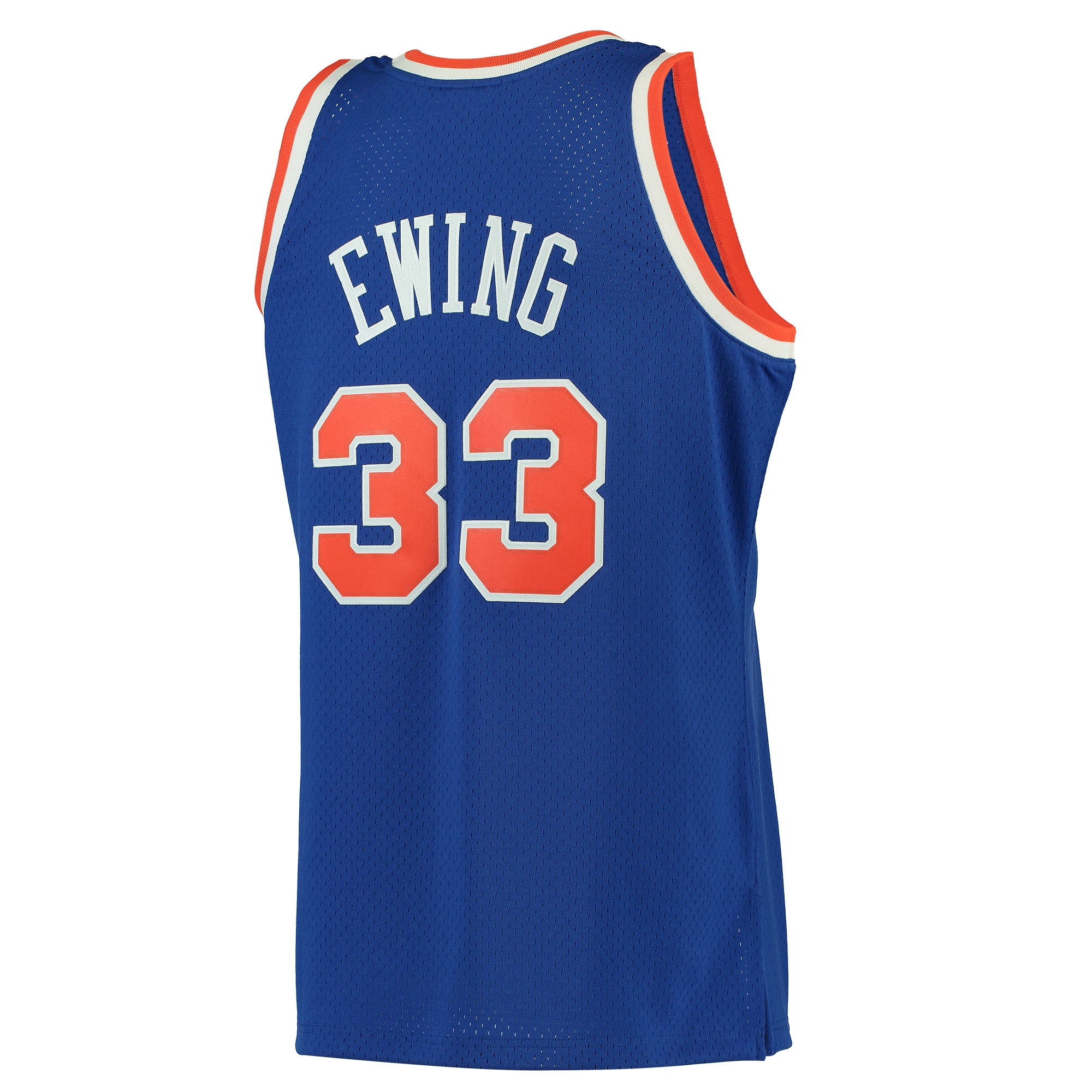 Patrick Ewing New York Knicks Mitchell & Ness 1991/92 Hardwood Classics Swingman Jersey – Blue Clowdercats