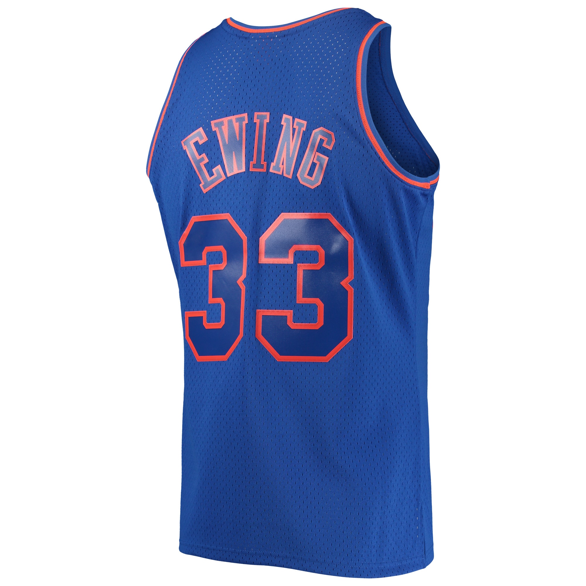 Patrick Ewing New York Knicks Mitchell & Ness 1996/97 Hardwood Classics Swingman Jersey – Blue Clowdercats