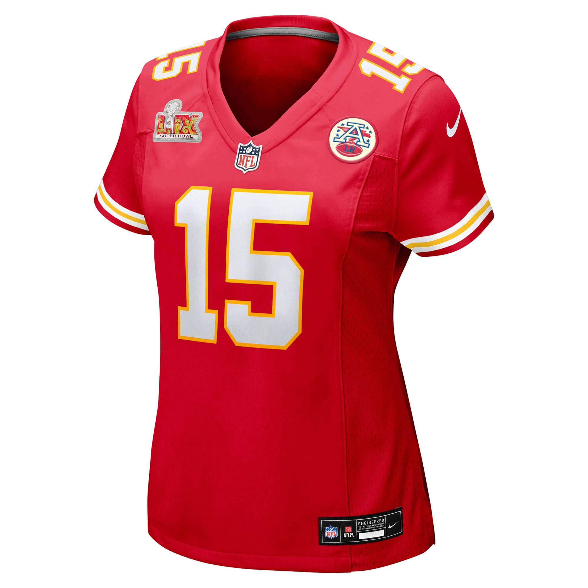 Patrick Mahomes Kansas City Chiefs Nike Women’s Super Bowl LIX Game Jersey – Red Clowdercats