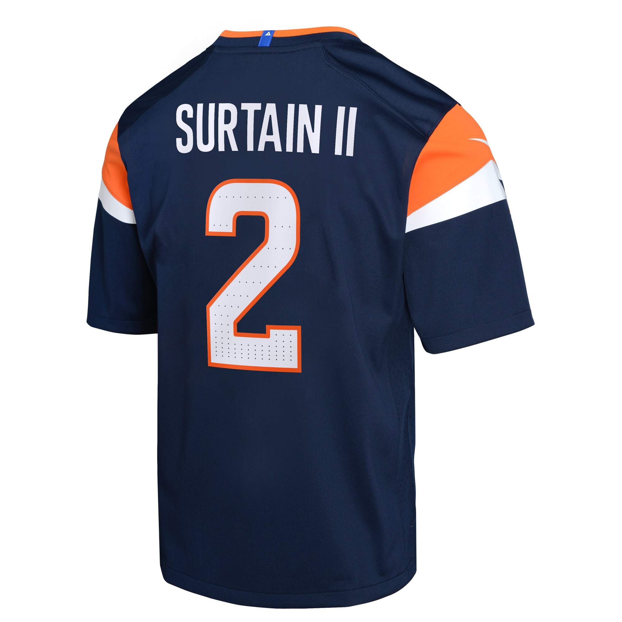 Patrick Surtain II Denver Broncos Nike Youth Game Jersey – Navy Clowdercats