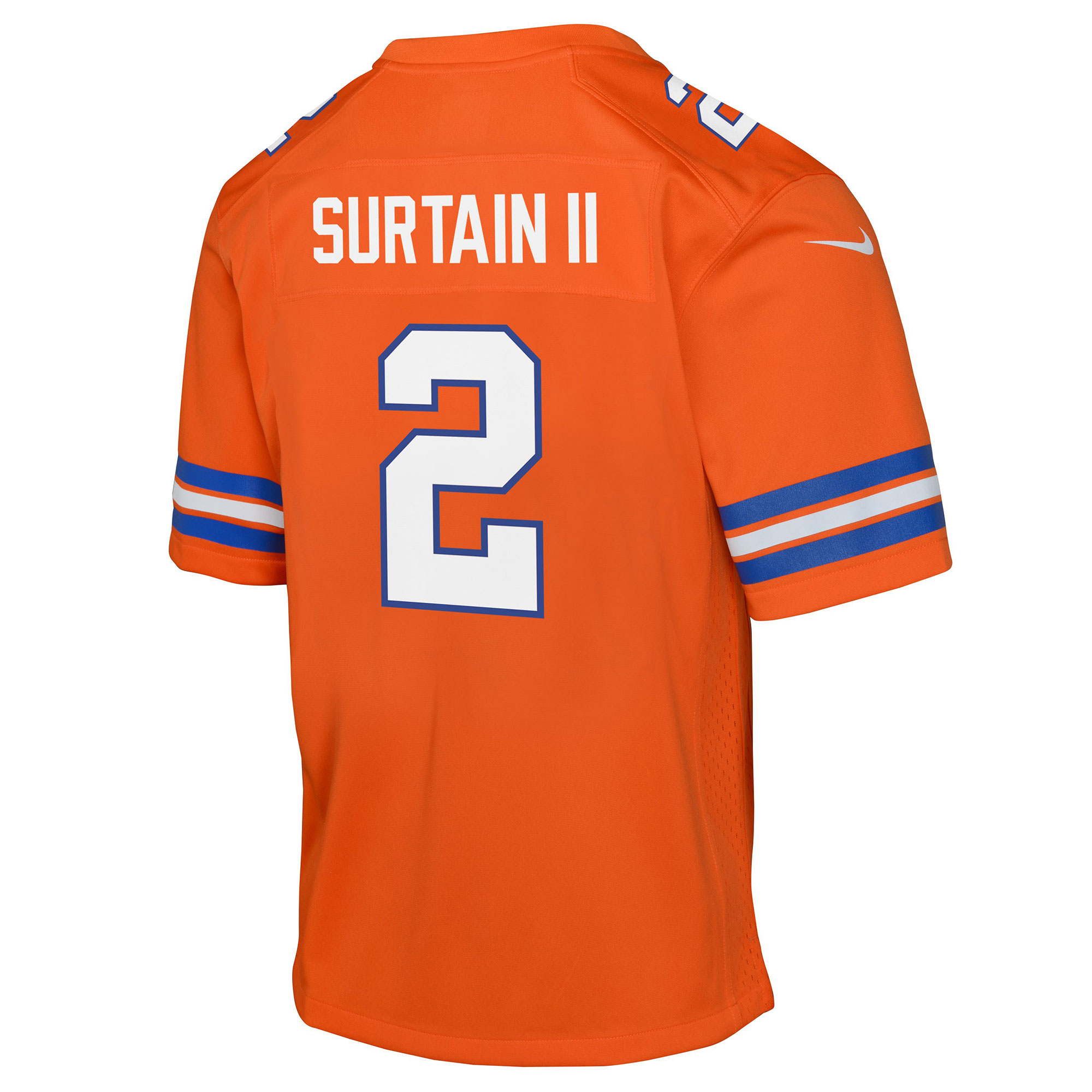 Patrick Surtain II Denver Broncos Nike Youth Game Jersey – Orange Clowdercats