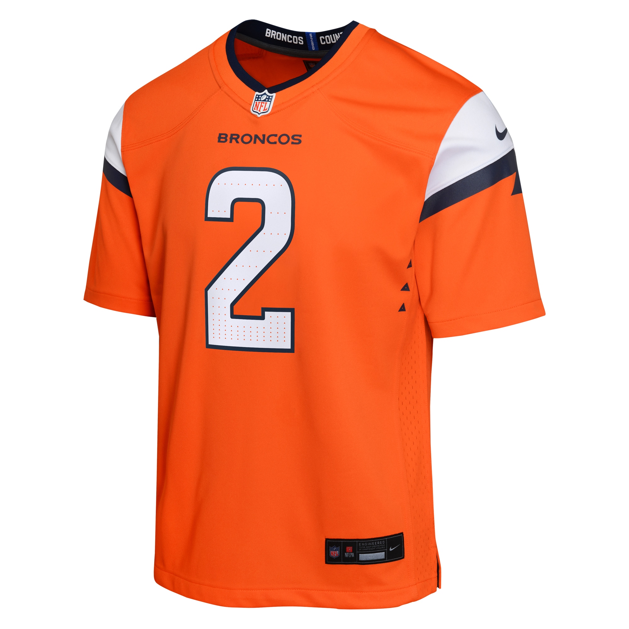 Patrick Surtain II Denver Broncos Nike Youth Game Jersey – Orange Clowdercats
