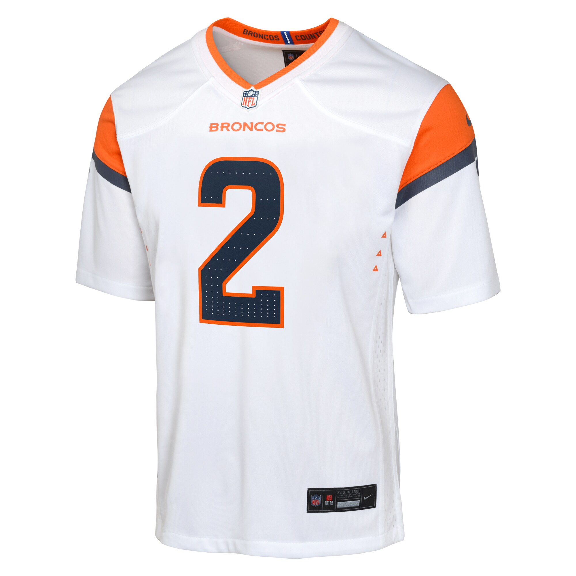 Patrick Surtain II Denver Broncos Nike Youth Game Jersey – White Clowdercats