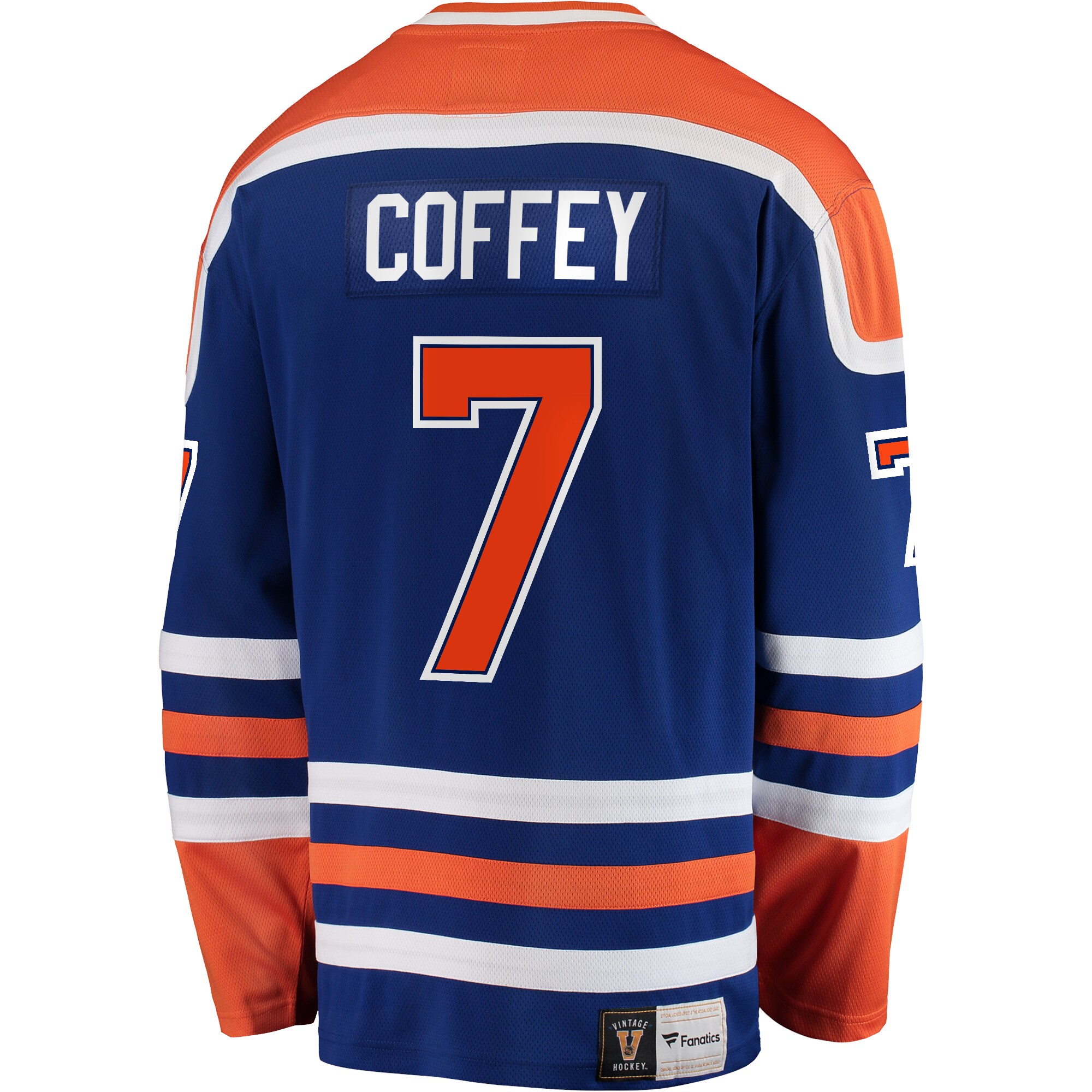 Paul Coffey Edmonton Oilers Fanatics Premier Breakaway Retired Player Jersey – Blue Clowdercats