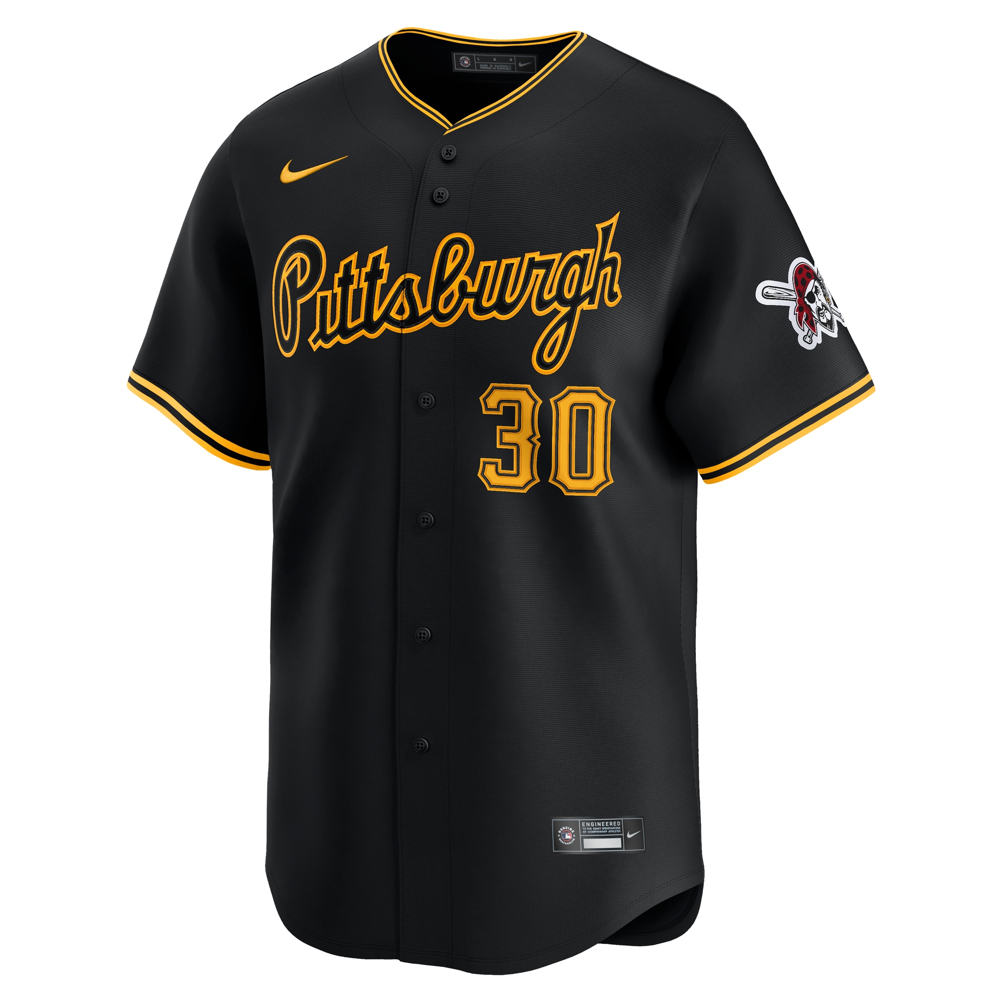 Paul Skenes Pittsburgh Pirates Nike Alternate 2 Limited Player Jersey – Black