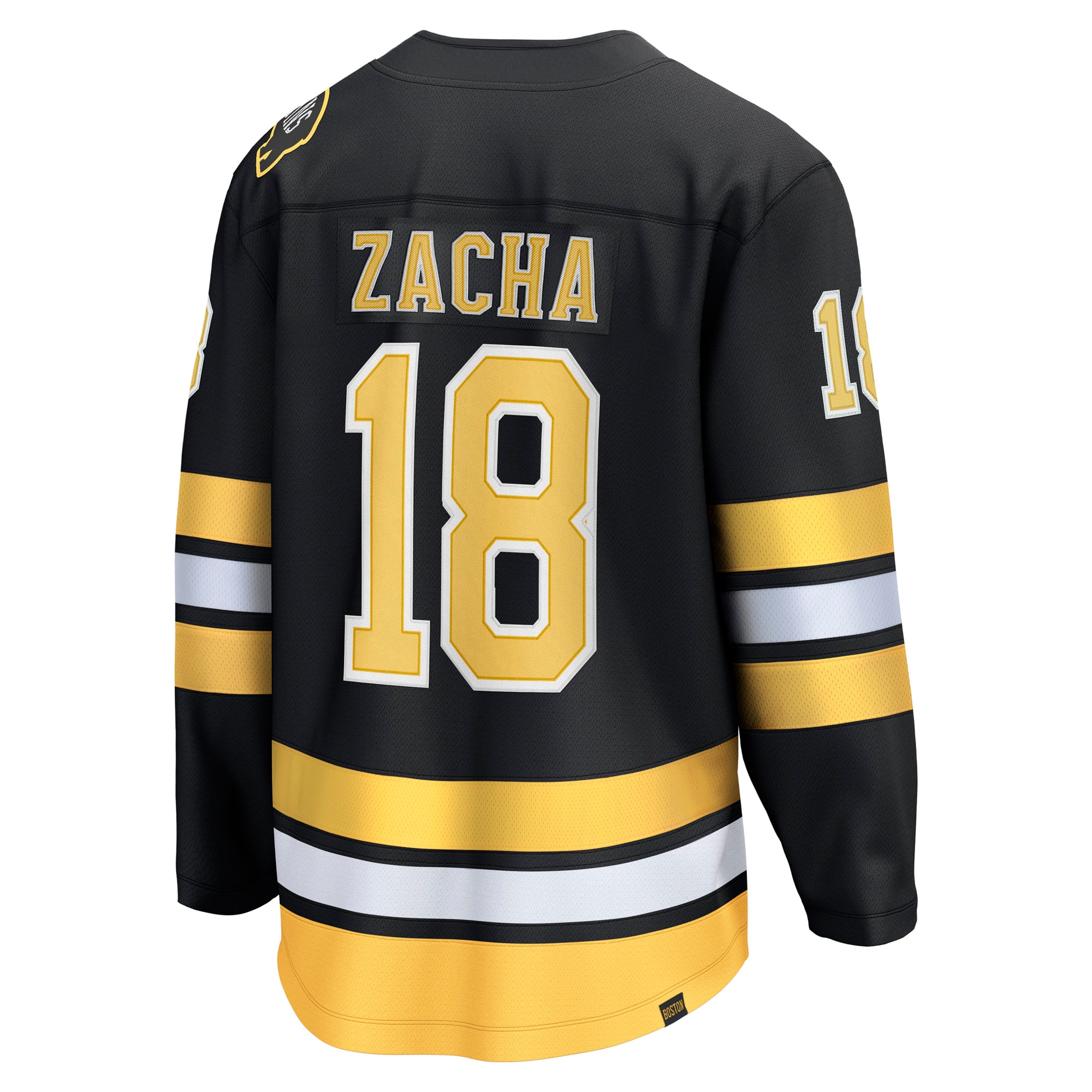 Pavel Zacha Boston Bruins Fanatics Home Breakaway Player Jersey – Black Clowdercats