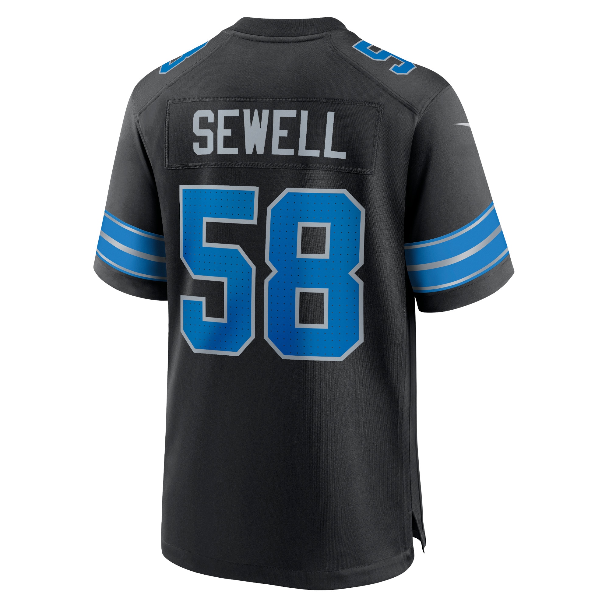 Penei Sewell Detroit Lions Nike 2nd Alternate Game Jersey – Black Clowdercats