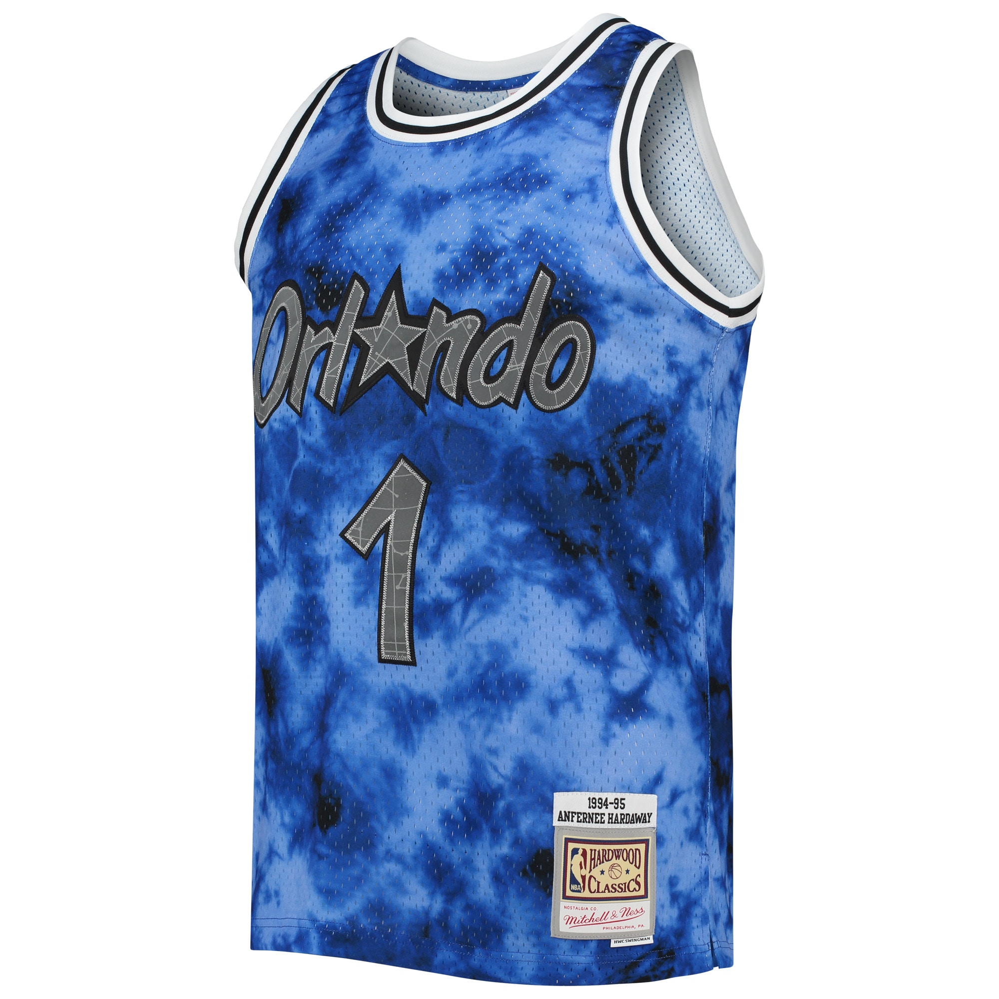 Penny Hardaway Orlando Magic Mitchell & Ness 1994/95 Galaxy Swingman Jersey – Blue Clowdercats