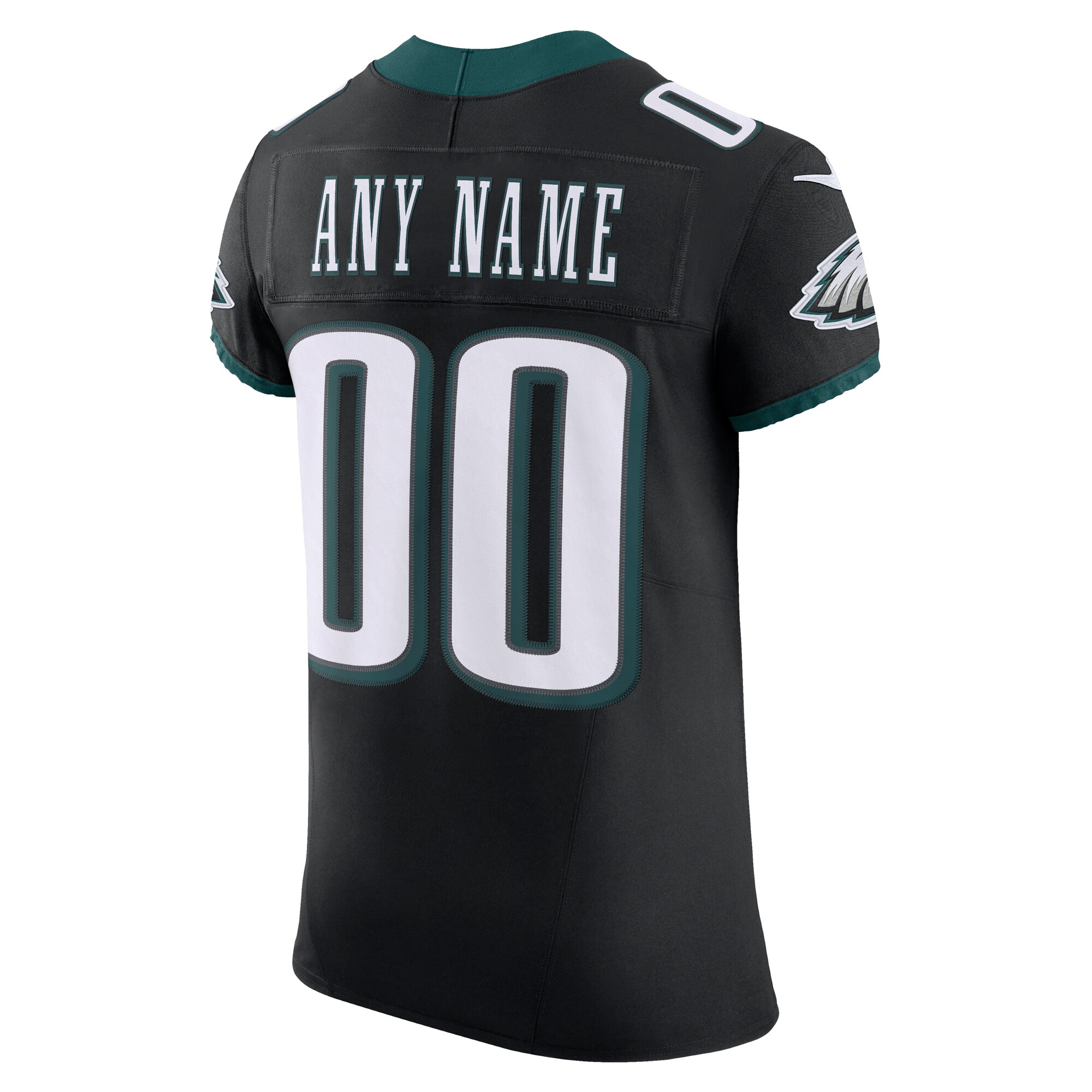 Philadelphia Eagles Nike Alternate Vapor F.U.S.E. Elite Custom Jersey – Black Clowdercats