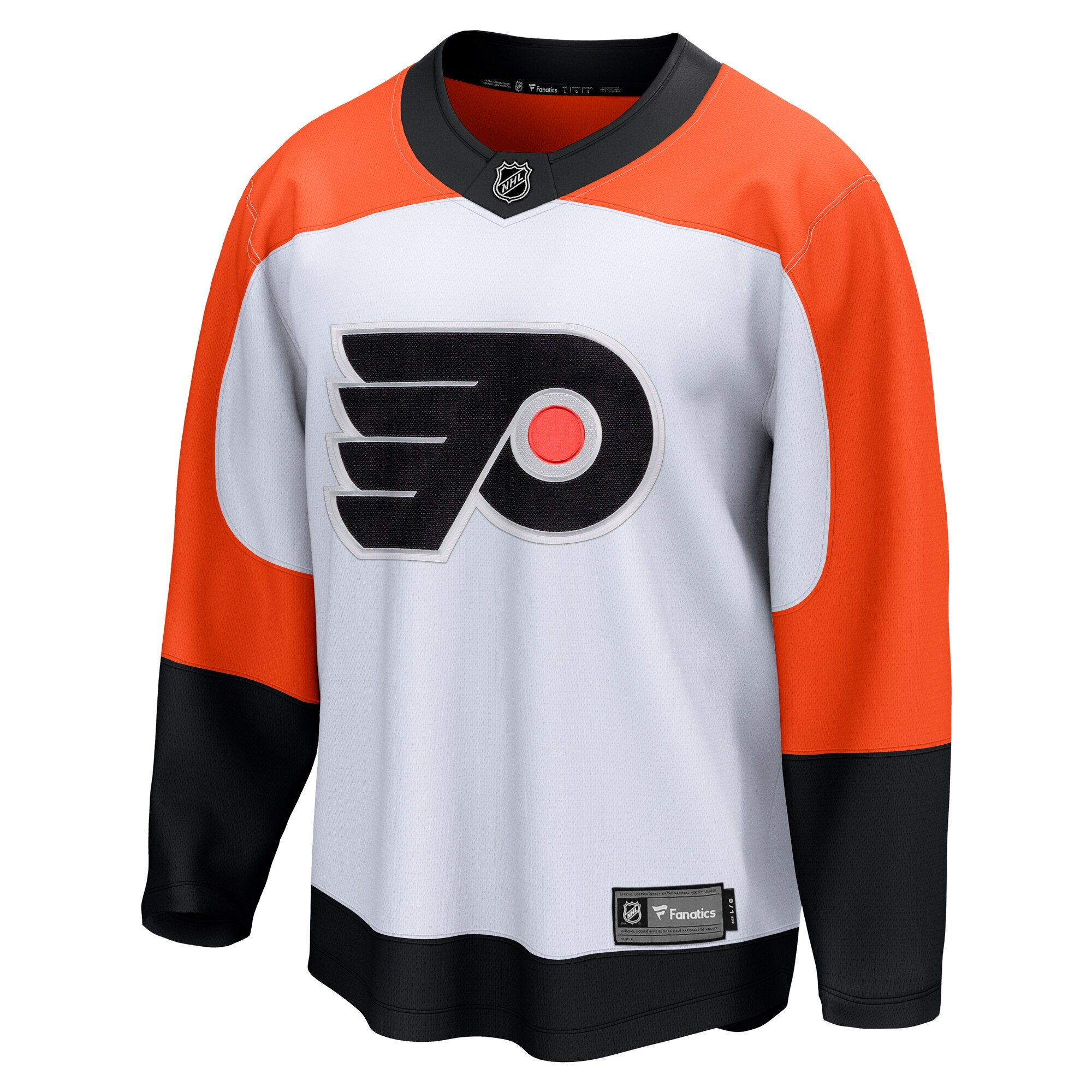 Philadelphia Flyers Fanatics Away Breakaway Jersey – White Clowdercats