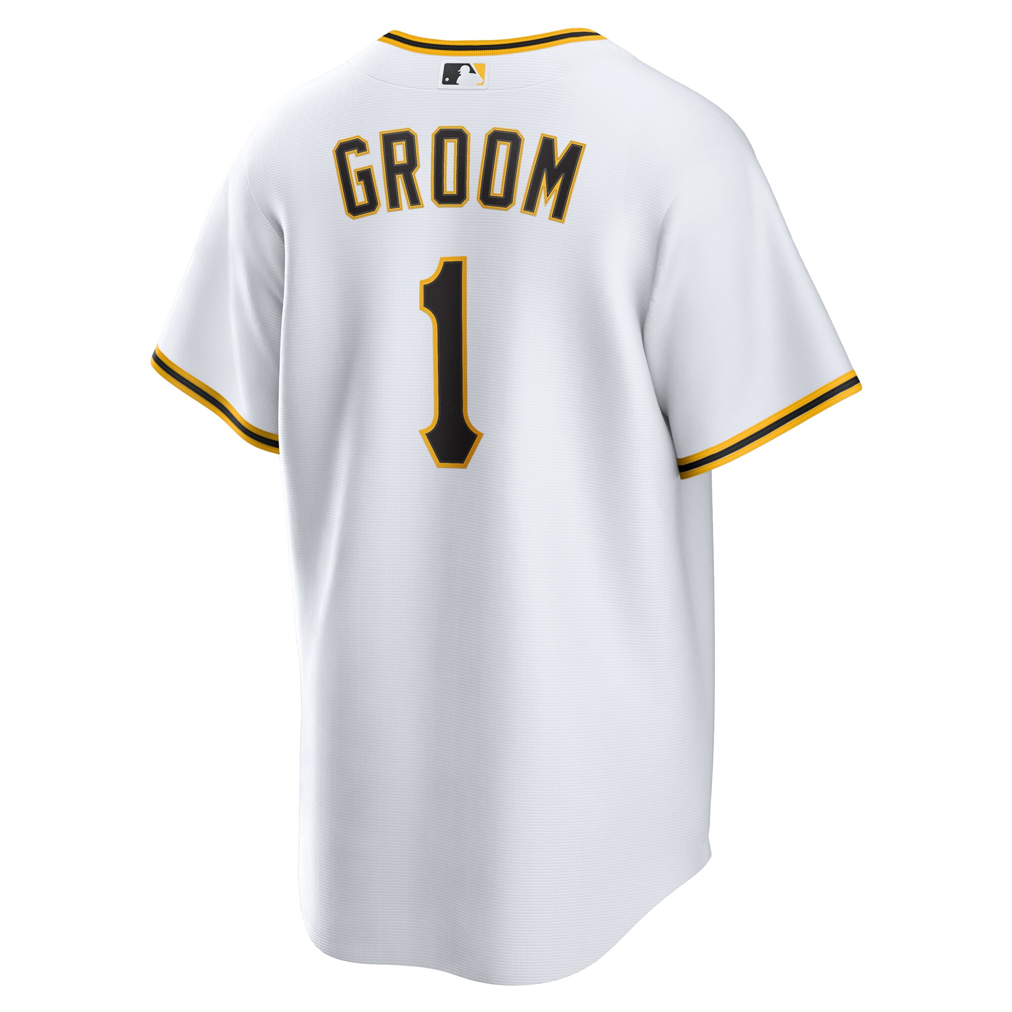 Pittsburgh Pirates Nike #1 Groom Home Replica Jersey – White
