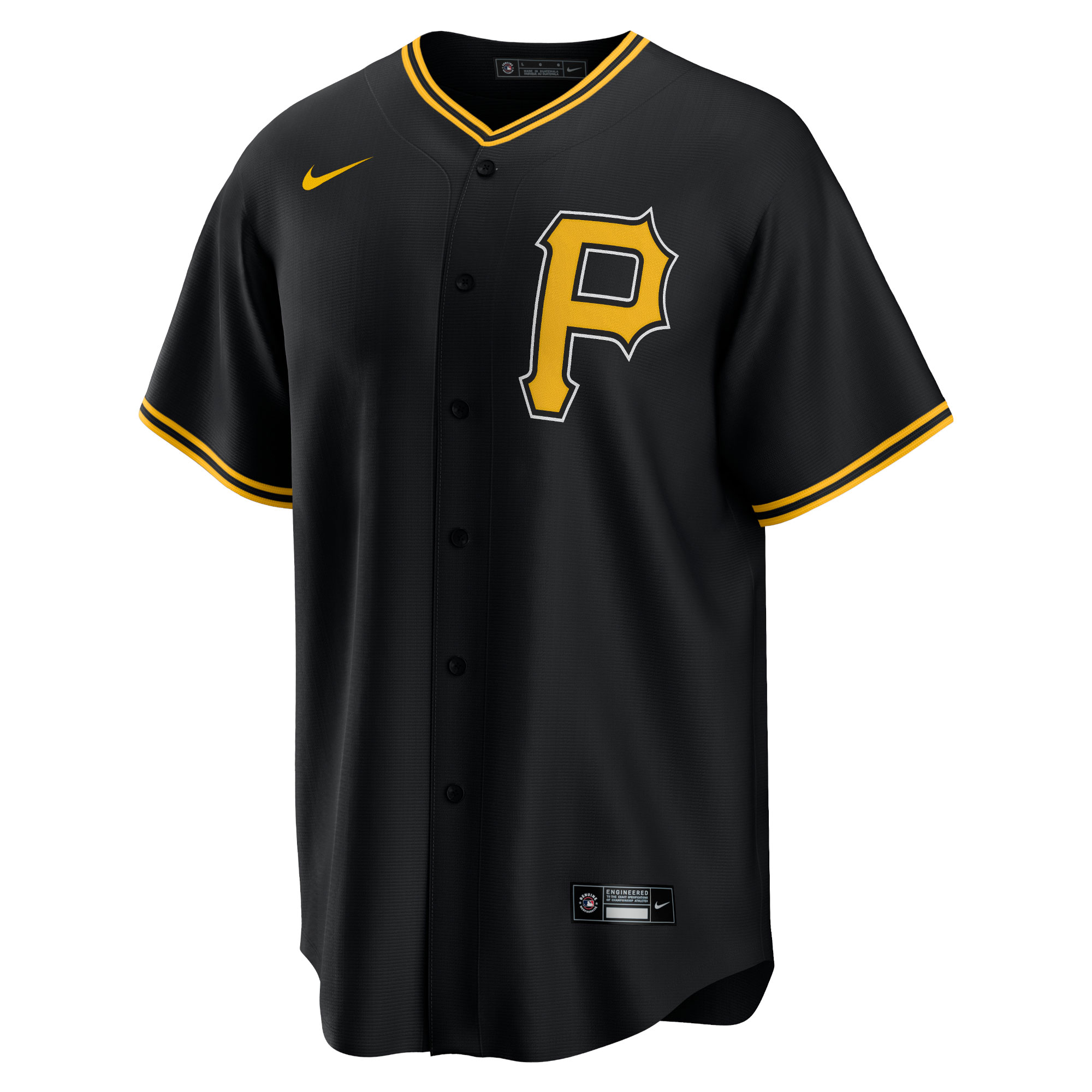 Pittsburgh Pirates Nike Alternate Replica Team Jersey – Black