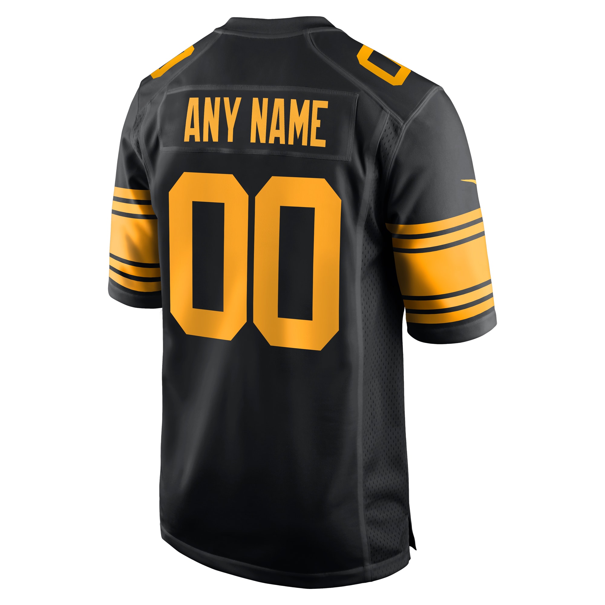 Pittsburgh Steelers Nike Alternate Custom Game Jersey – Black Clowdercats