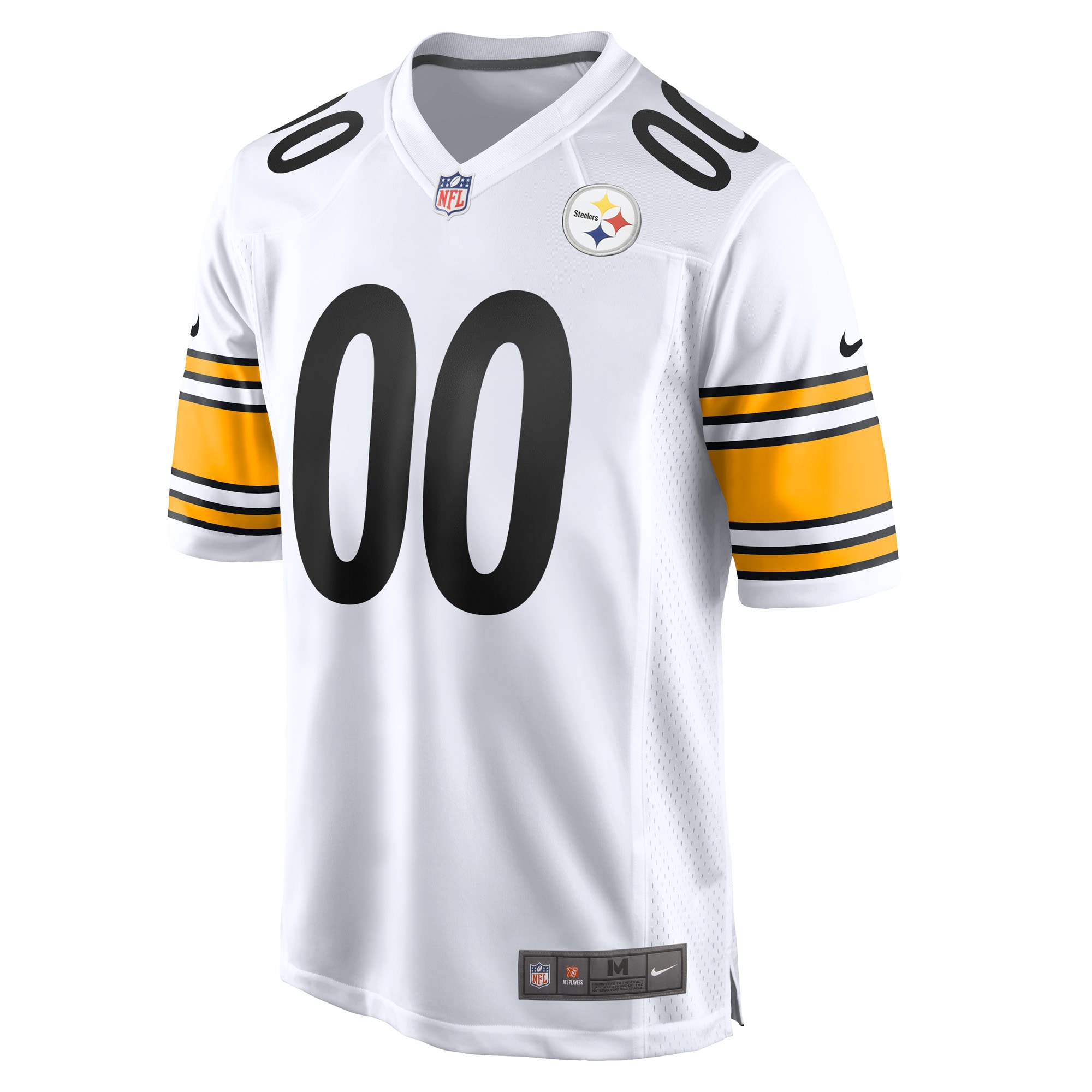 Pittsburgh Steelers Nike Game Custom Jersey – White Clowdercats