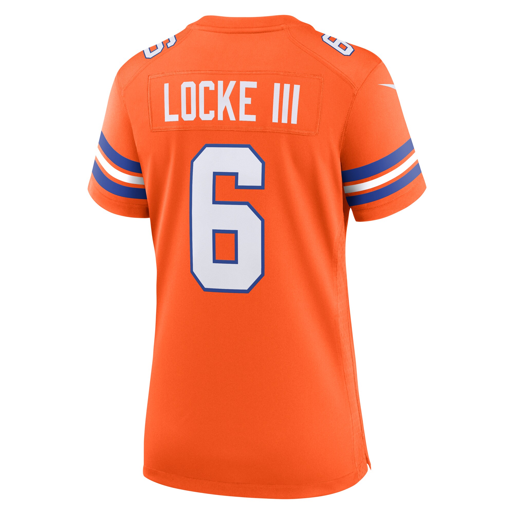 P.J. Locke III Denver Broncos Nike Women’s Mile High Collection 1977 Throwback Player Game Jersey – Orange Clowdercats