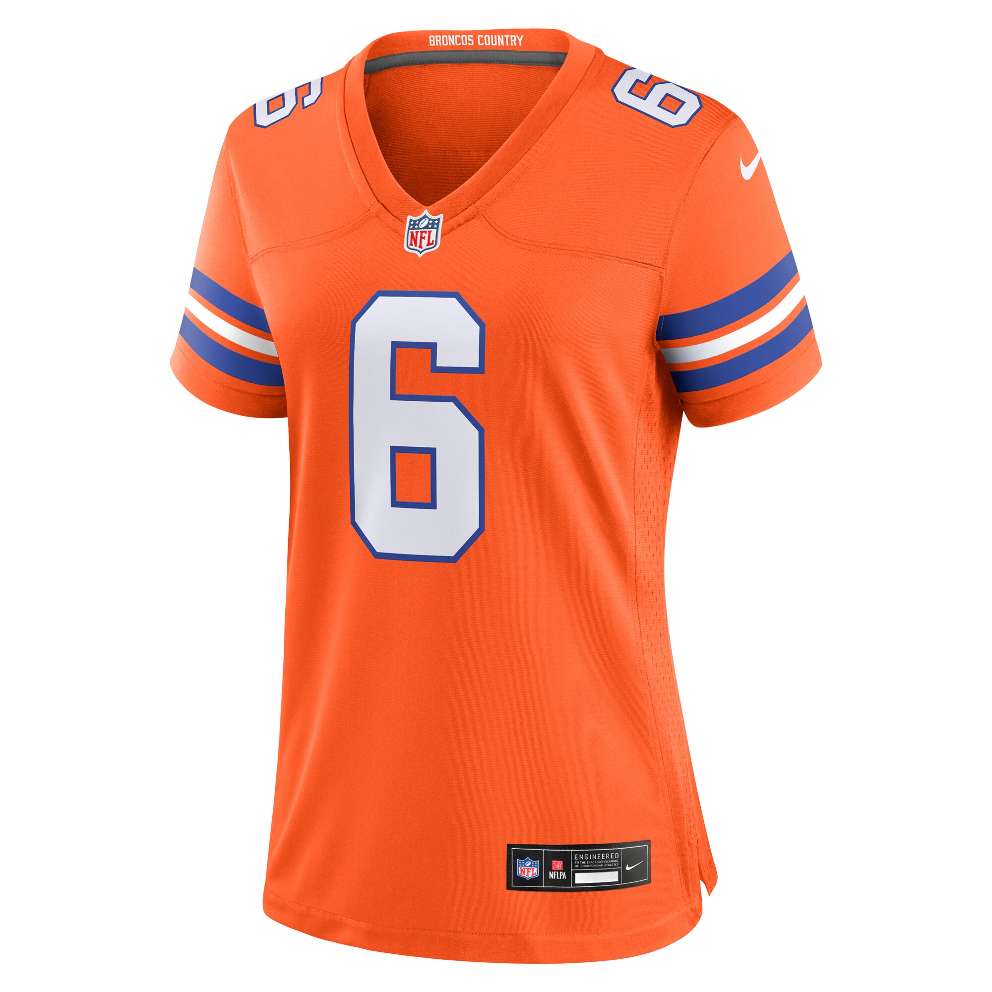 P.J. Locke III Denver Broncos Nike Women’s Mile High Collection 1977 Throwback Player Game Jersey – Orange Clowdercats
