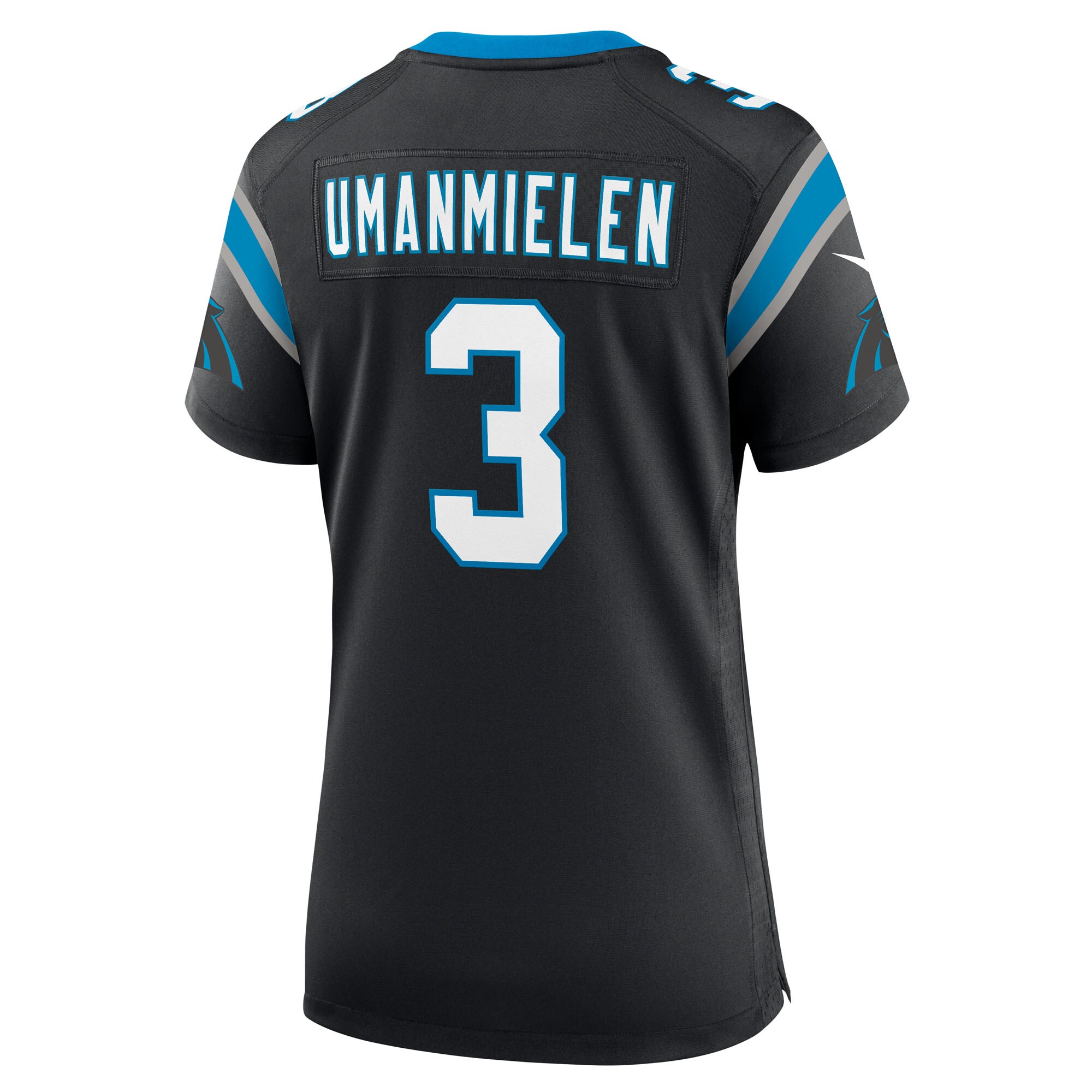 Princely Umanmielen Carolina Panthers Nike Women’s Team Game Jersey – Black Clowdercats