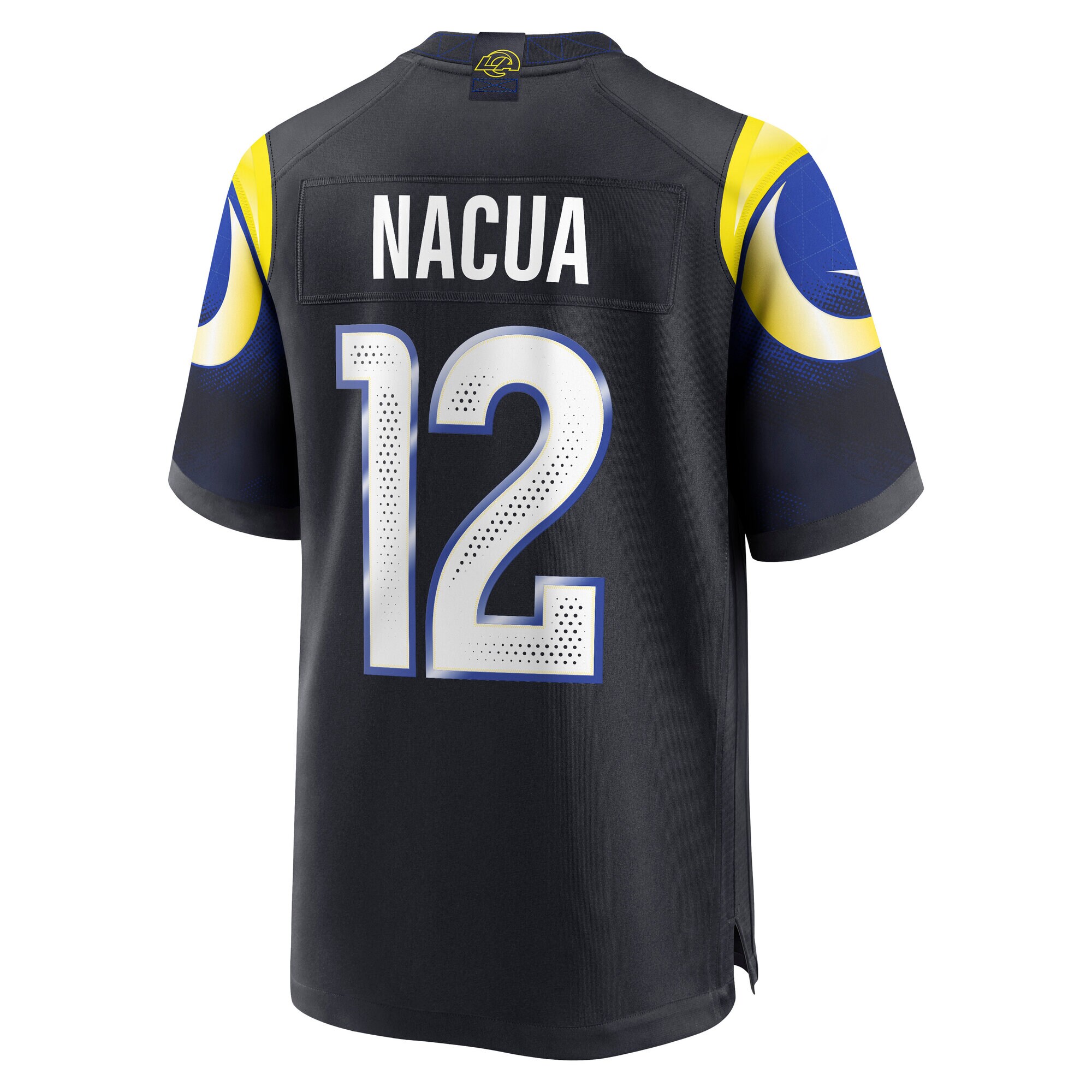 Puka Nacua Los Angeles Rams Nike 2025 Rivalries Collection Game Jersey – Midnight Blue Clowdercats