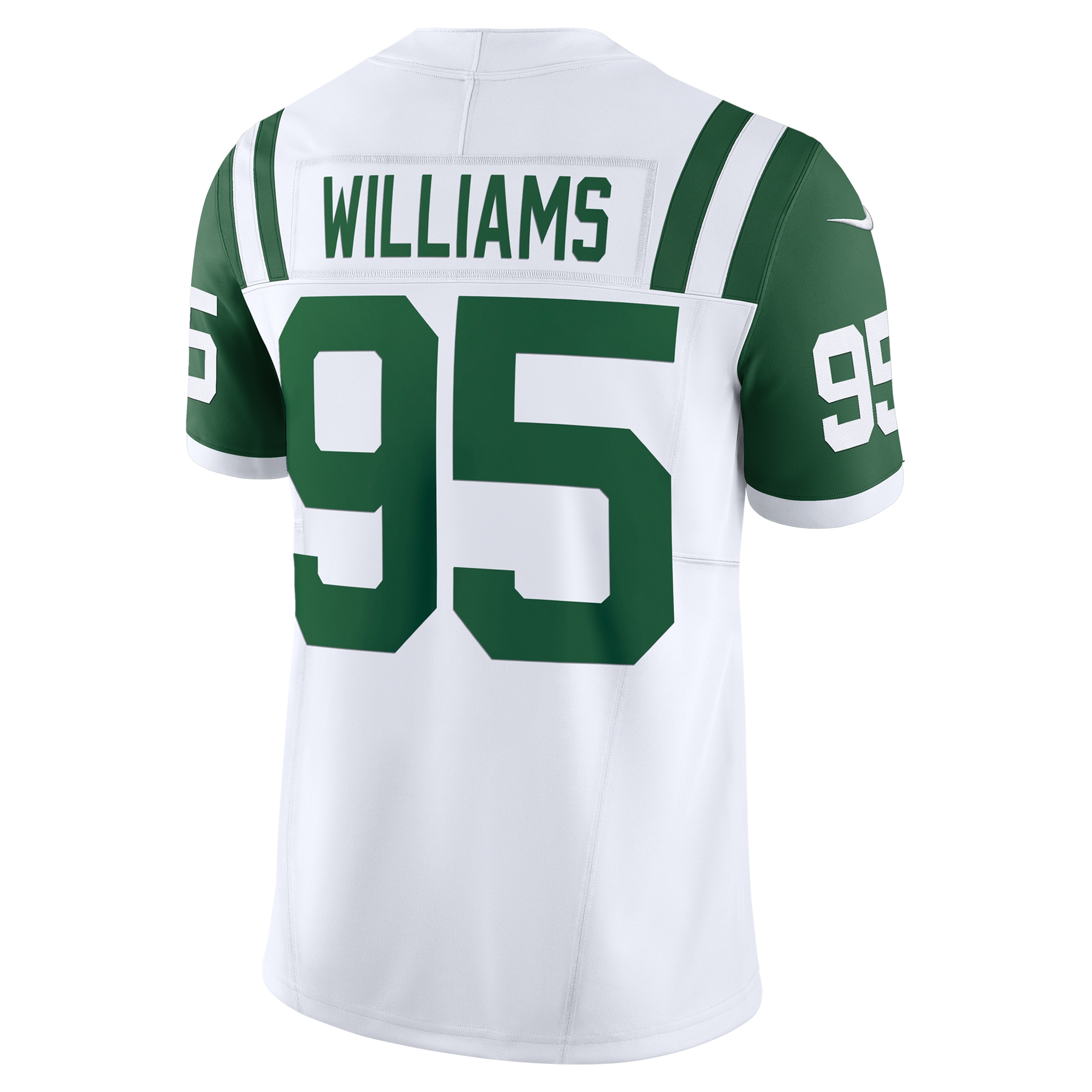 Quinnen Williams New York Jets Nike Classic Alternate Vapor F.U.S.E. Limited Jersey – White Clowdercats