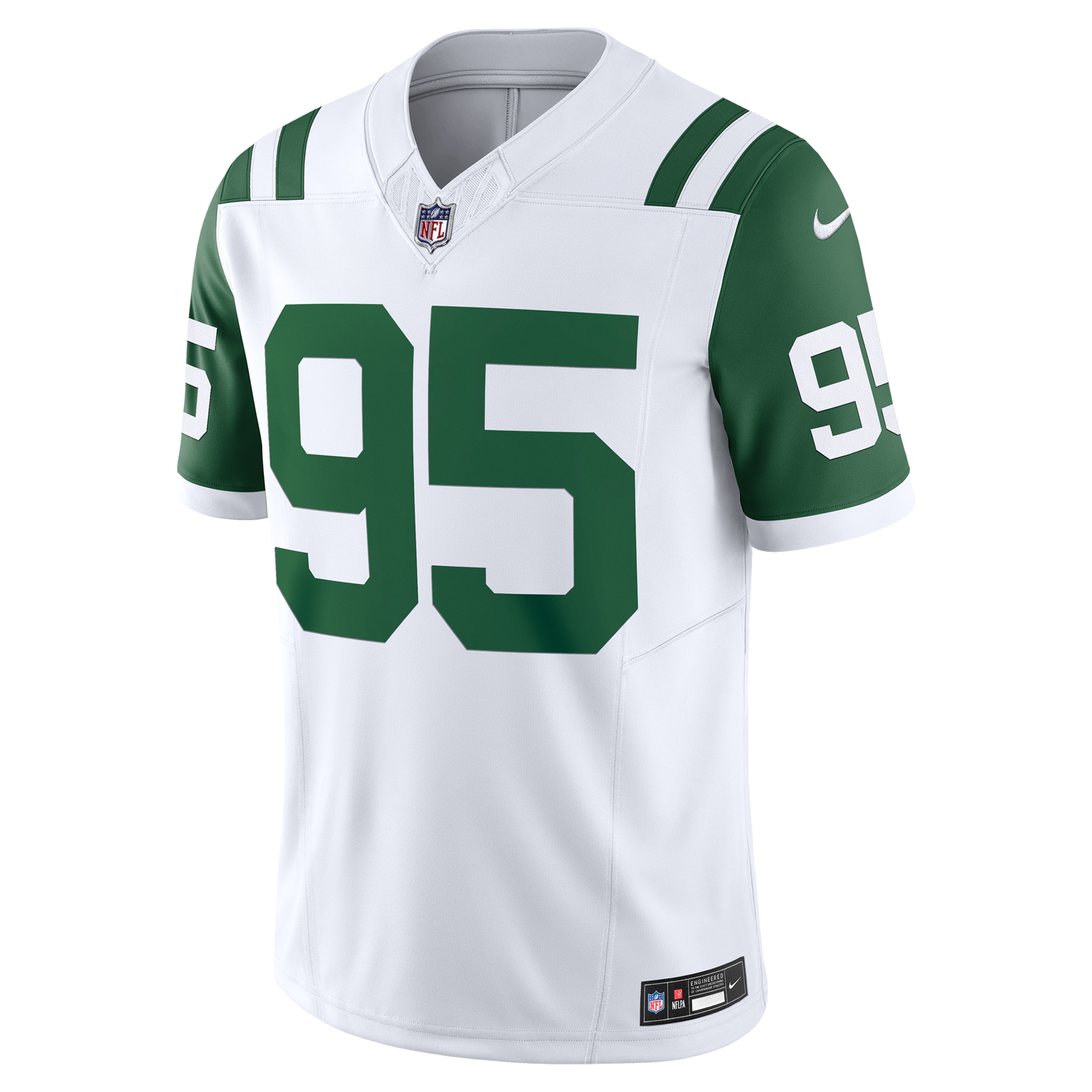 Quinnen Williams New York Jets Nike Classic Alternate Vapor F.U.S.E. Limited Jersey – White Clowdercats