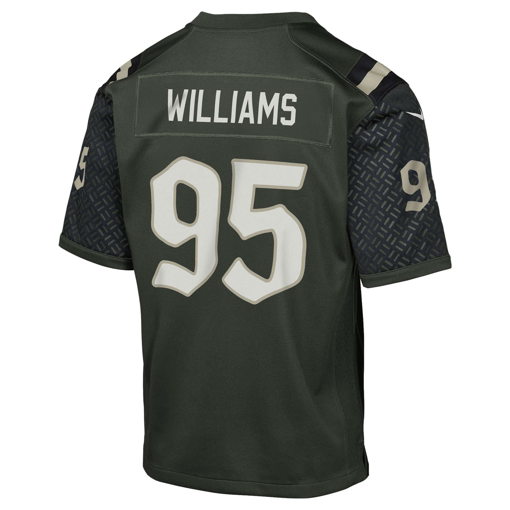 Quinnen Williams New York Jets Nike Youth 2025 Rivalries Collection Game Jersey – Gotham Green Clowdercats