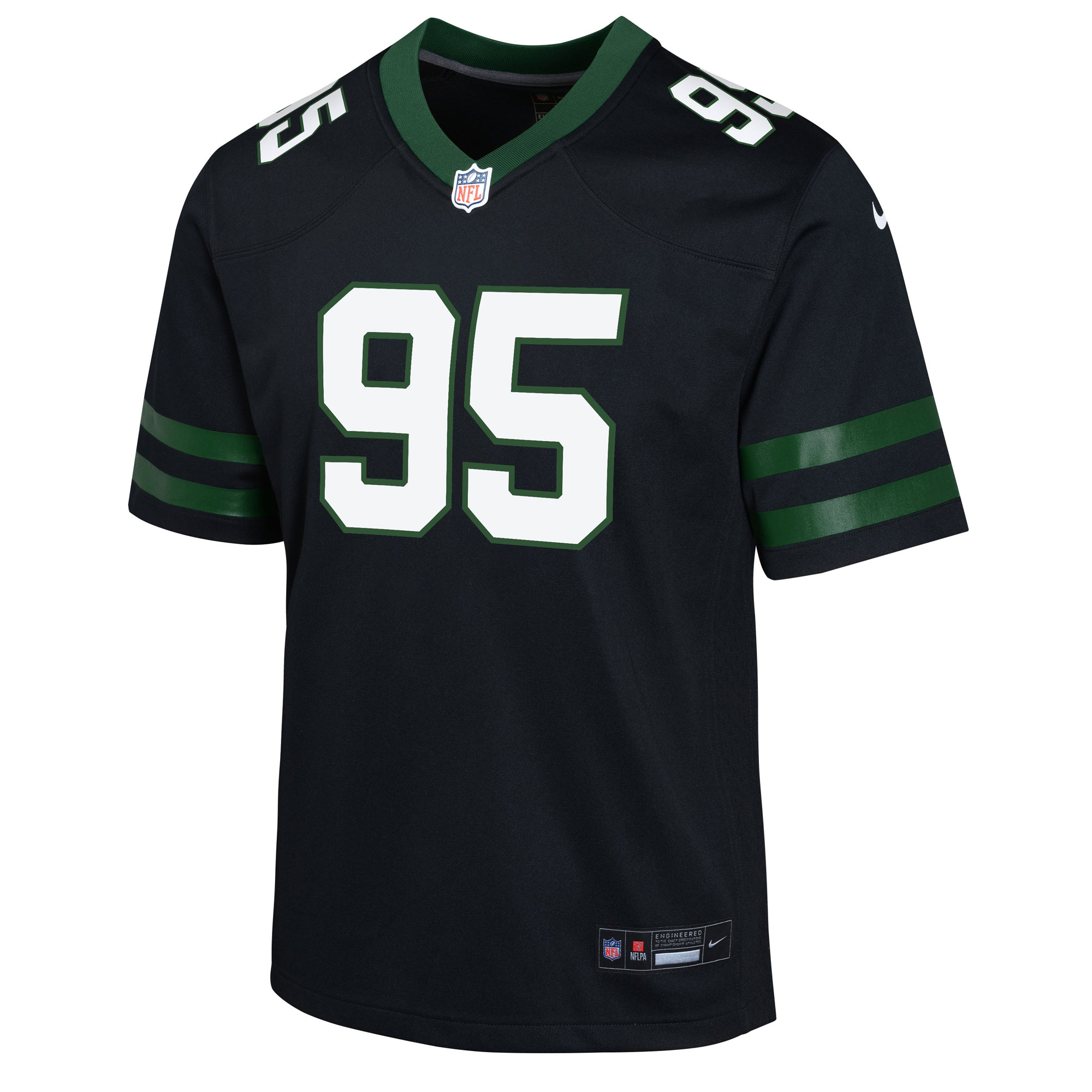 Quinnen Williams New York Jets Nike Youth Game Jersey – Black Clowdercats