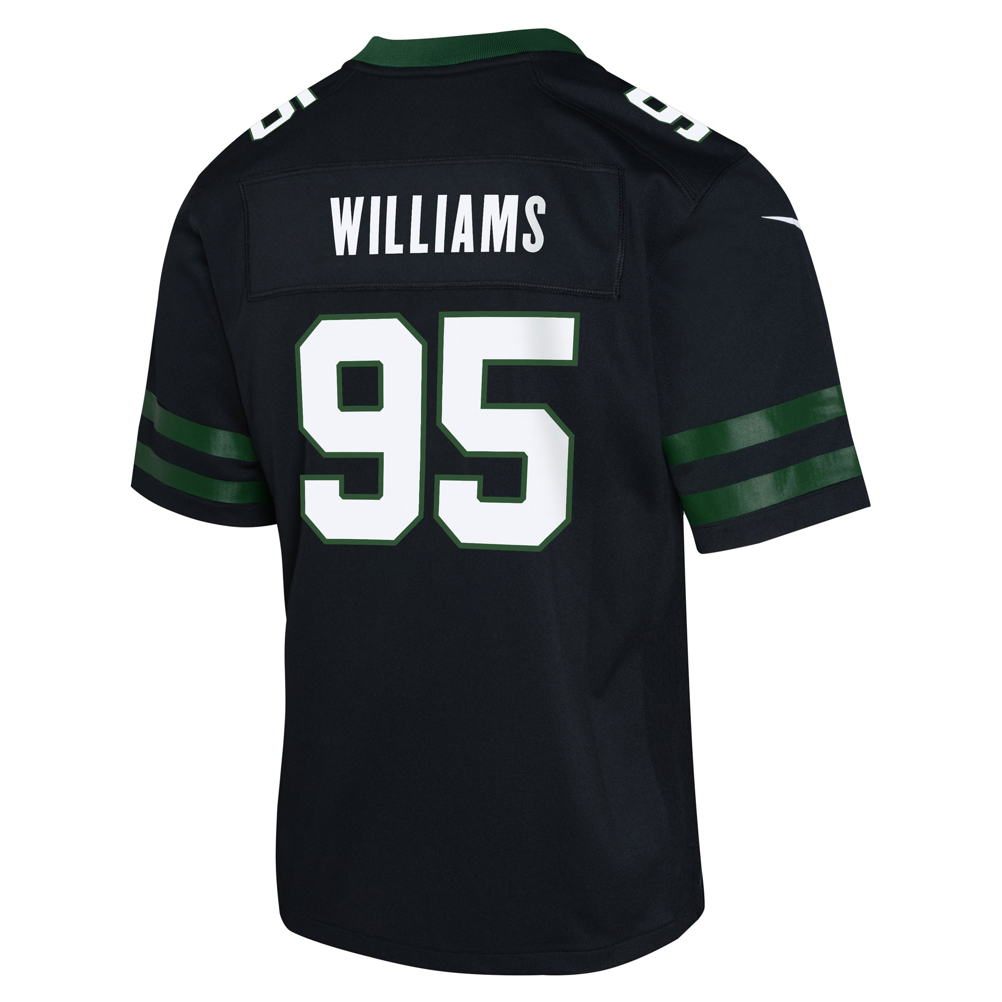 Quinnen Williams New York Jets Nike Youth Game Jersey – Black Clowdercats