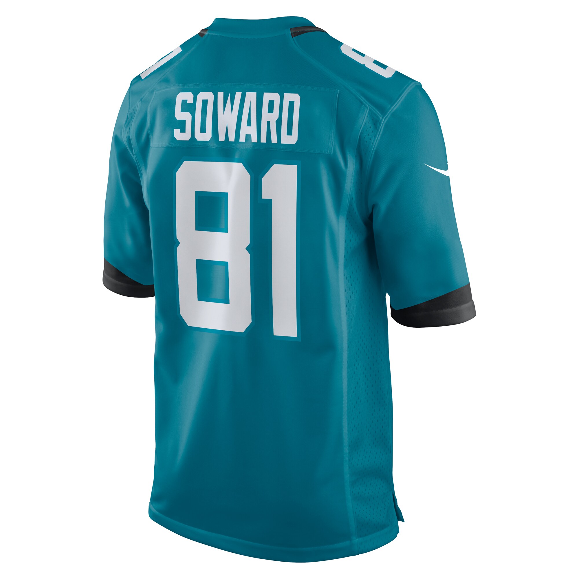 R. Jay Soward Jacksonville Jaguars Nike Retired Player Team Game Jersey – Teal Clowdercats