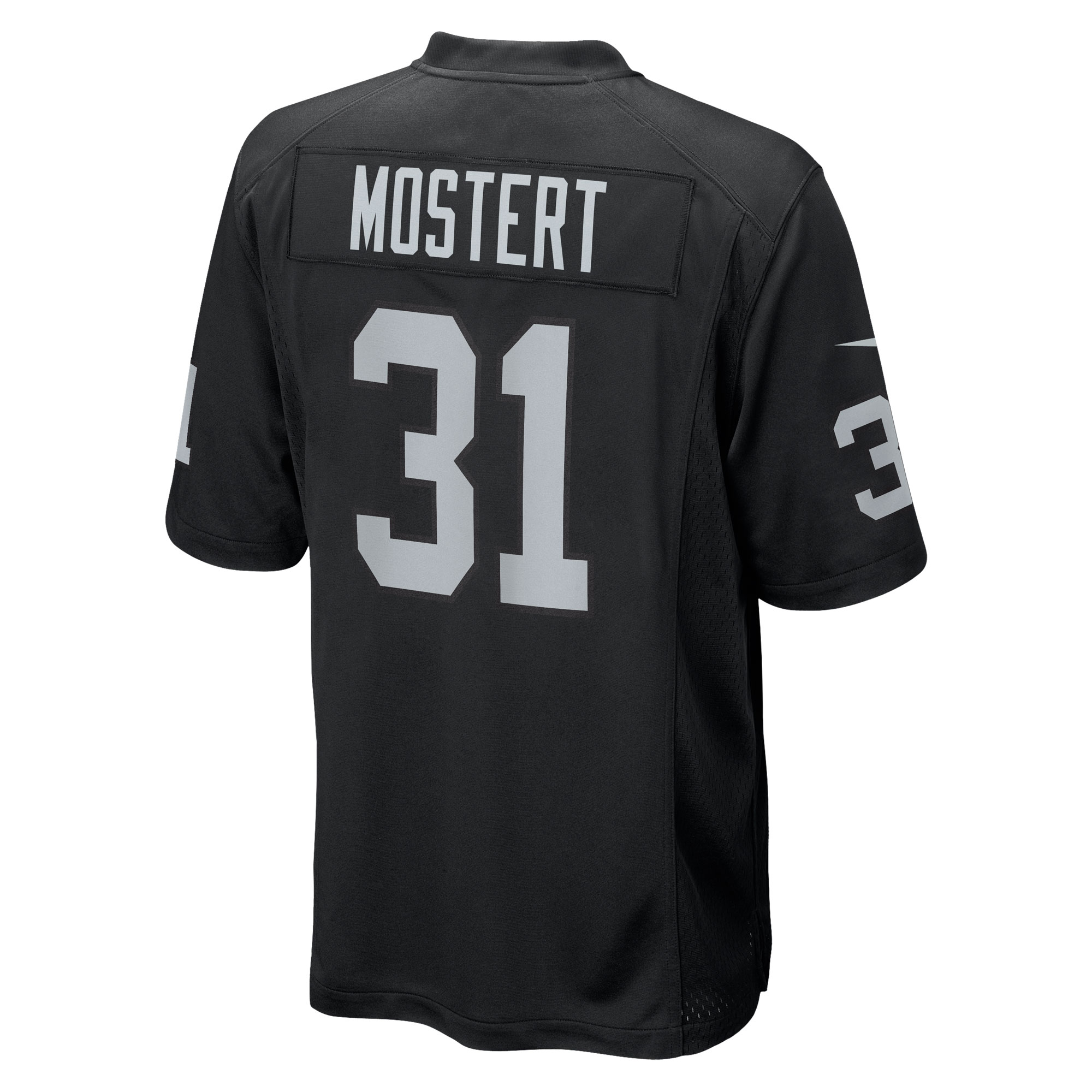 Raheem Mostert Las Vegas Raiders Nike Team Game Jersey – Black Clowdercats