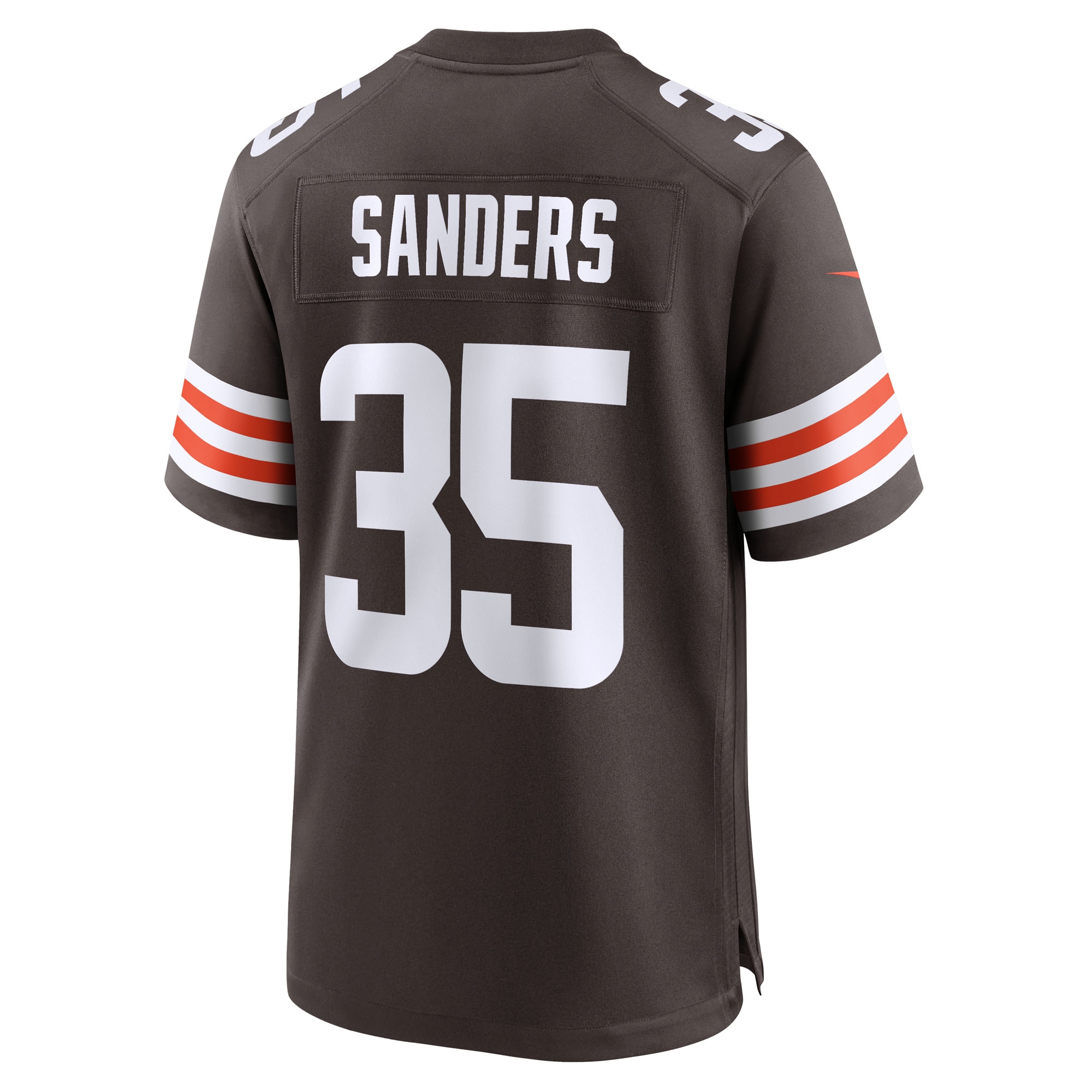 Raheim Sanders Cleveland Browns Nike Team Game Jersey – Brown Clowdercats