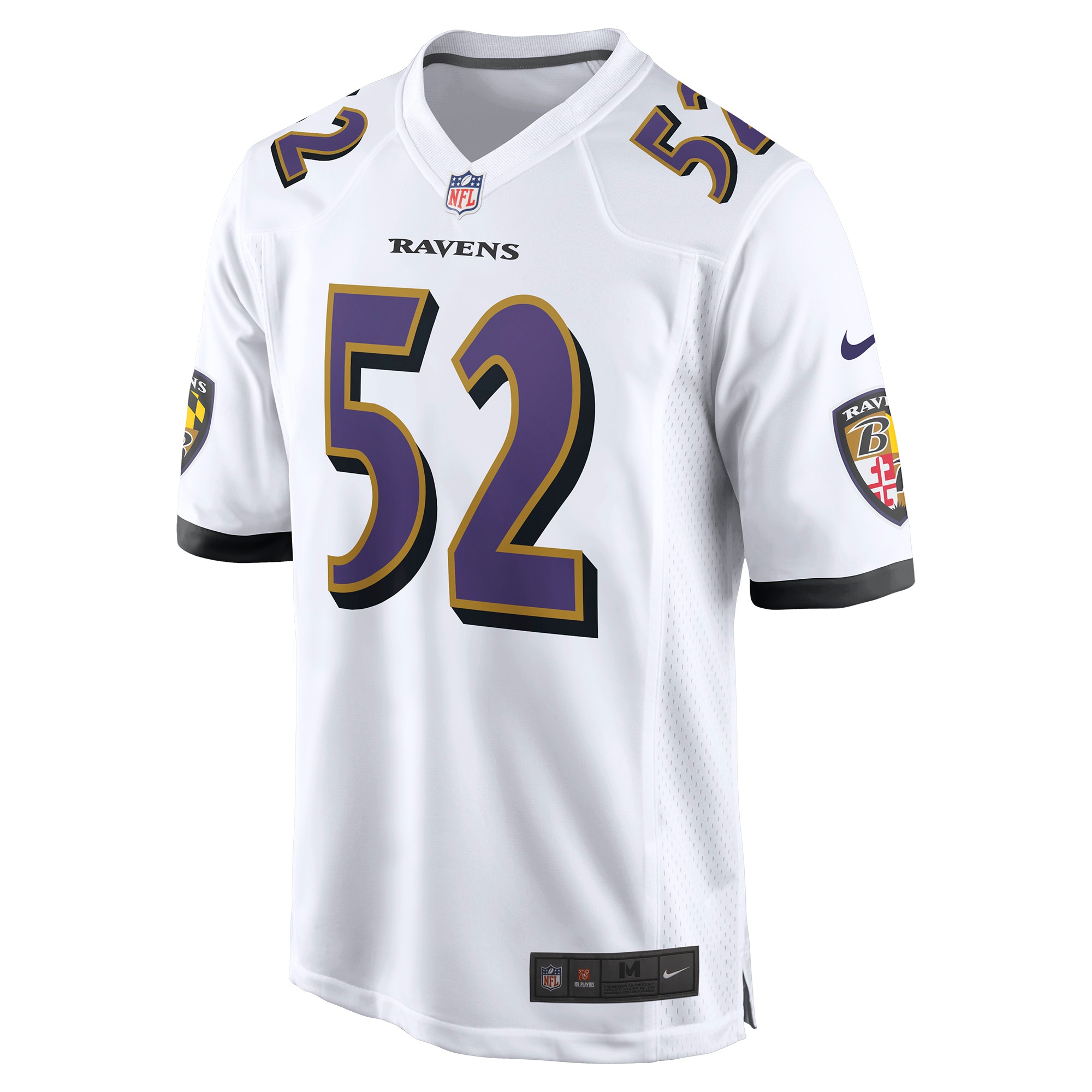 Ray Lewis Baltimore Ravens Nike Retired Player Game Jersey – White Clowdercats