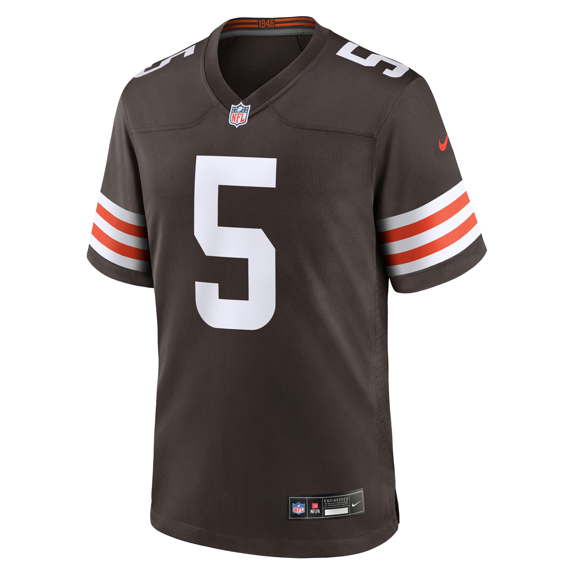 Rayshawn Jenkins Cleveland Browns Nike Team Game Jersey – Brown Clowdercats