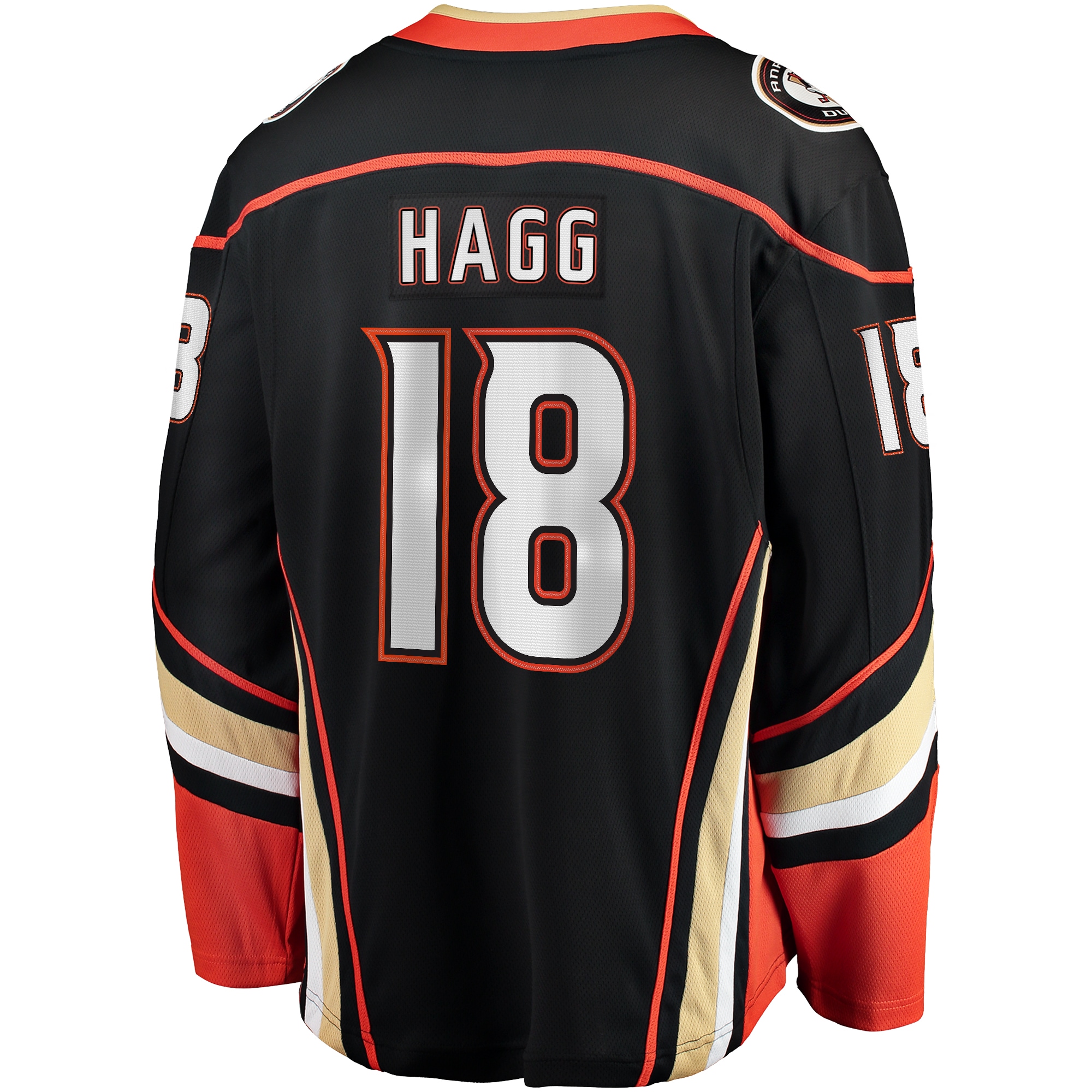 Robert Hagg Anaheim Ducks Fanatics Home Breakaway Jersey – Black Clowdercats