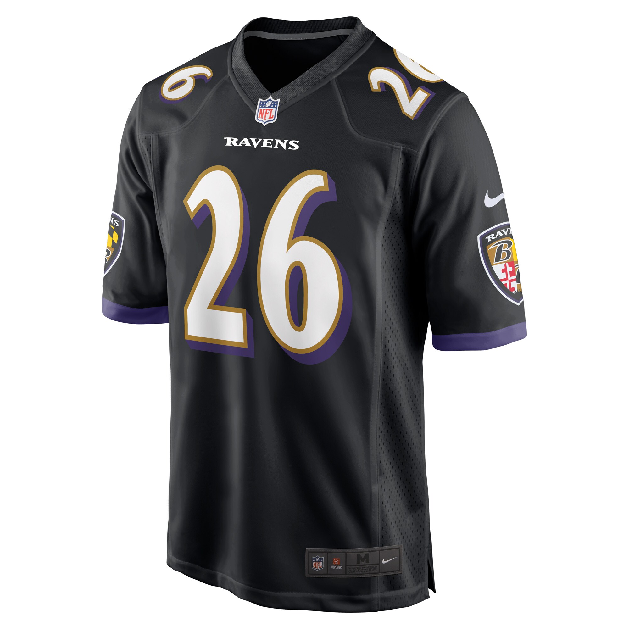 Rod Woodson Baltimore Ravens Nike Retired Player Alternate Game Jersey – Black Clowdercats