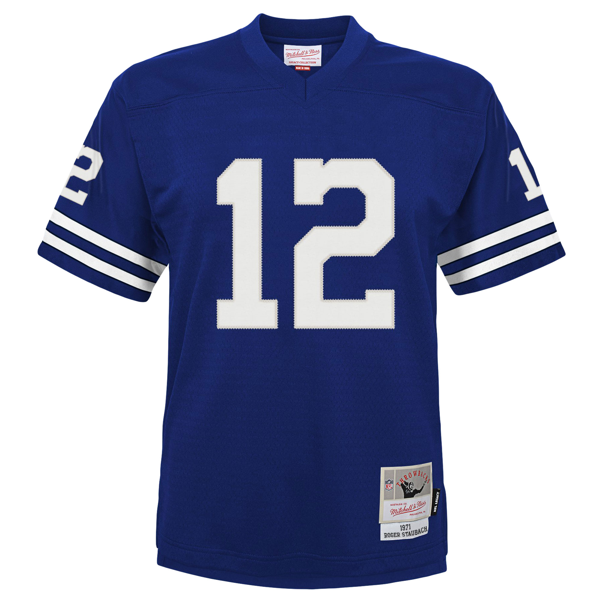 Roger Staubach Dallas Cowboys Mitchell & Ness Toddler 1971 Retired Legacy Jersey – Navy Clowdercats