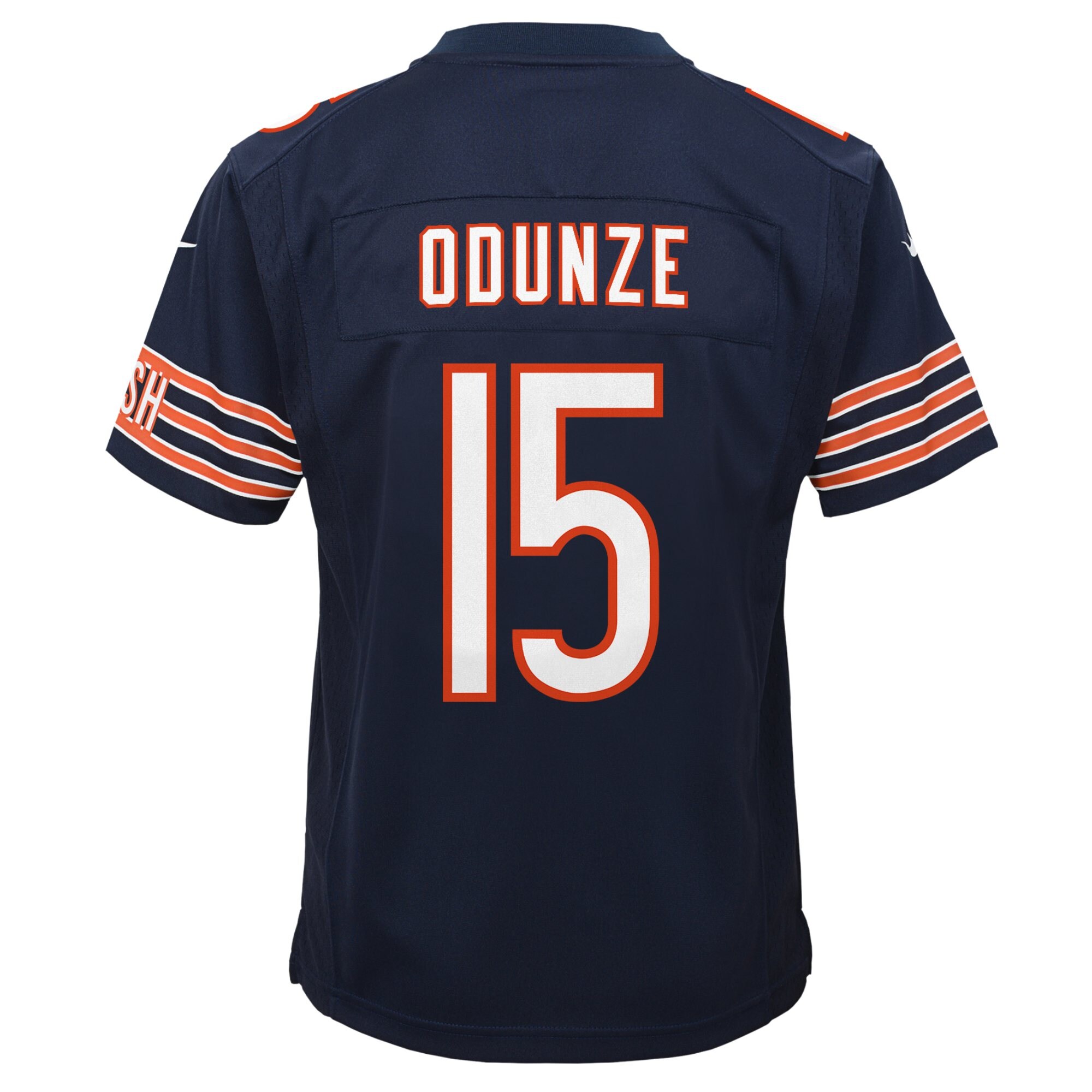 Rome Odunze Chicago Bears Nike Youth Game Jersey – Navy Clowdercats