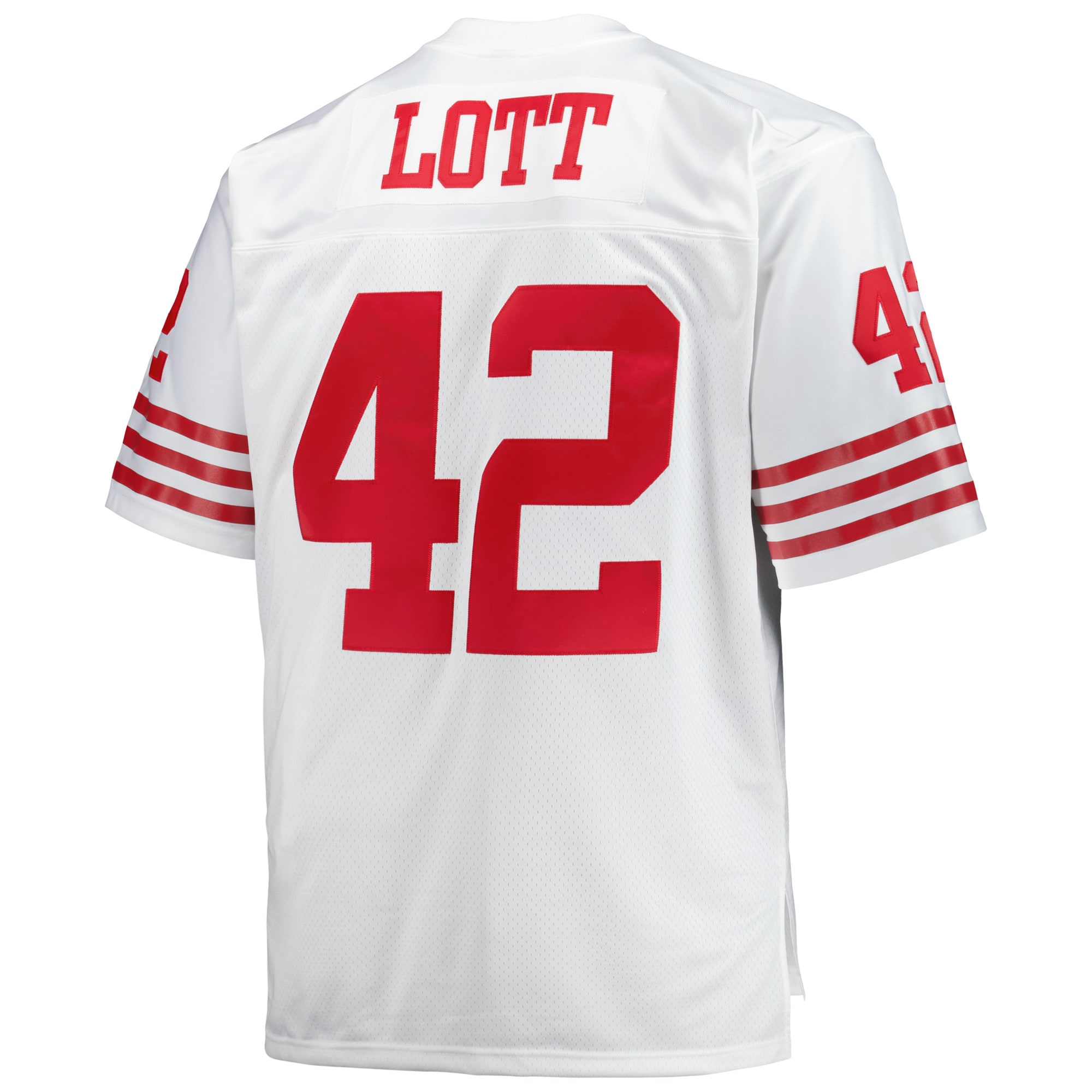 Ronnie Lott San Francisco 49ers Mitchell & Ness Big & Tall 1990 Retired Player Replica Jersey – White Clowdercats