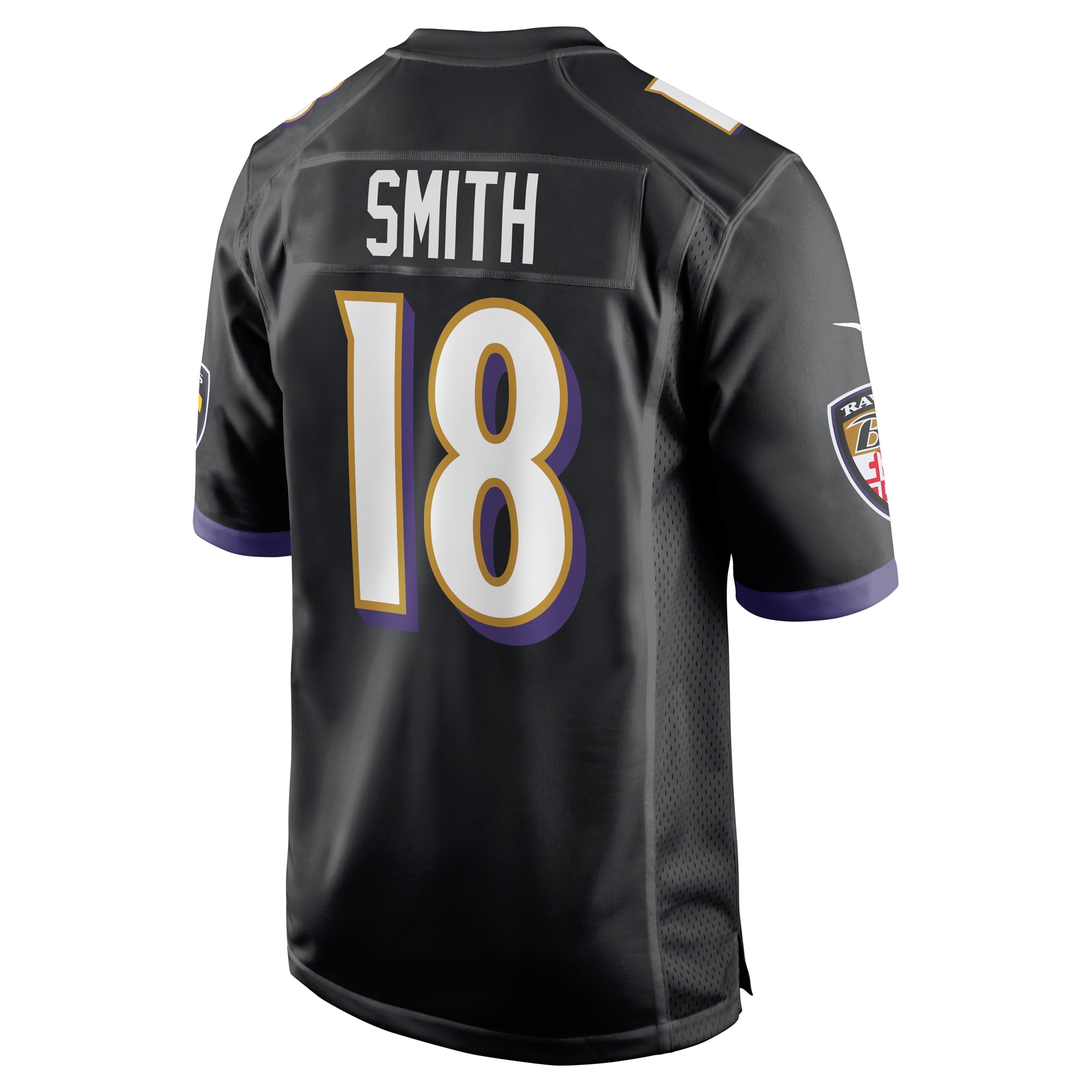 Roquan Smith Baltimore Ravens Nike Alternate Game Jersey – Black Clowdercats