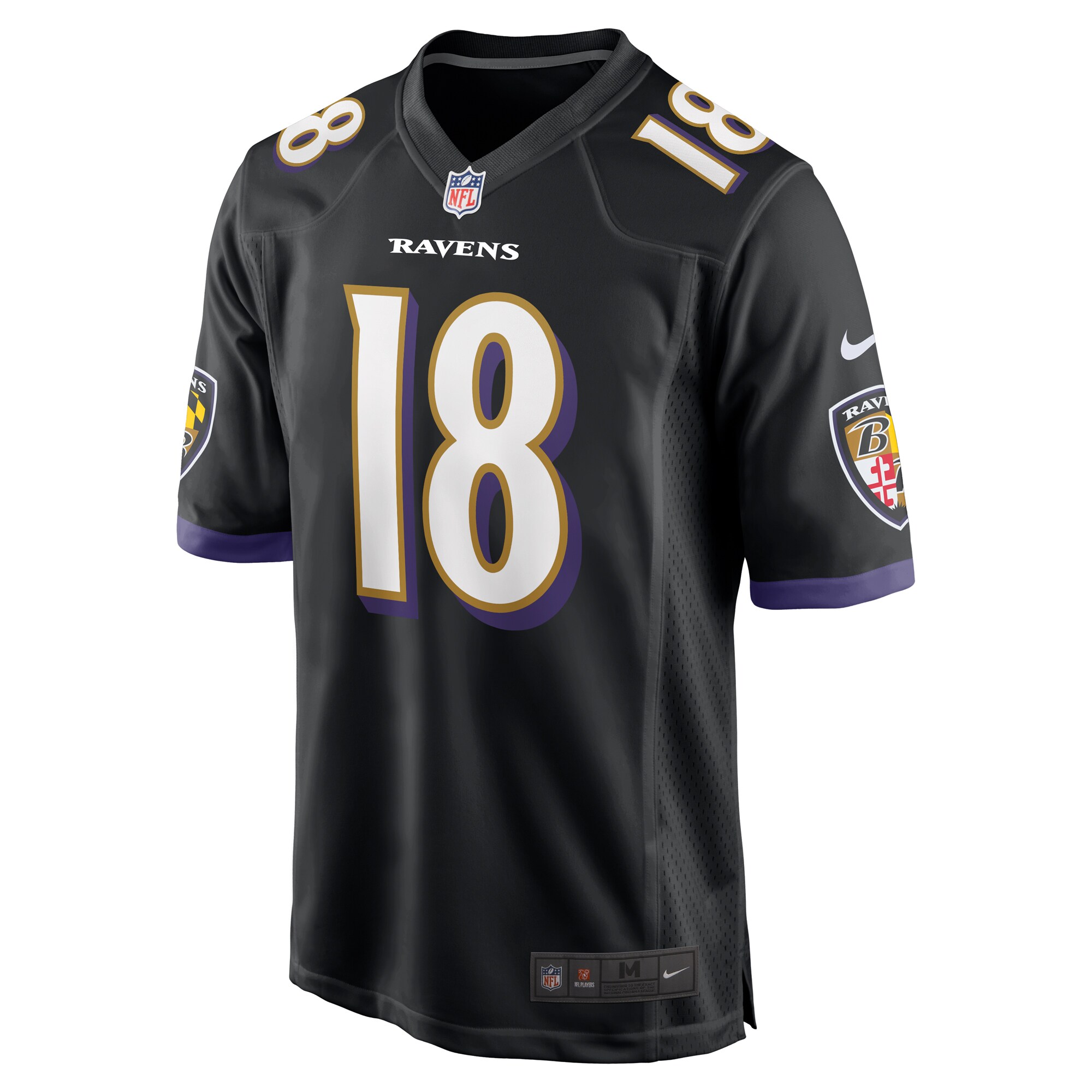 Roquan Smith Baltimore Ravens Nike Alternate Game Jersey – Black Clowdercats