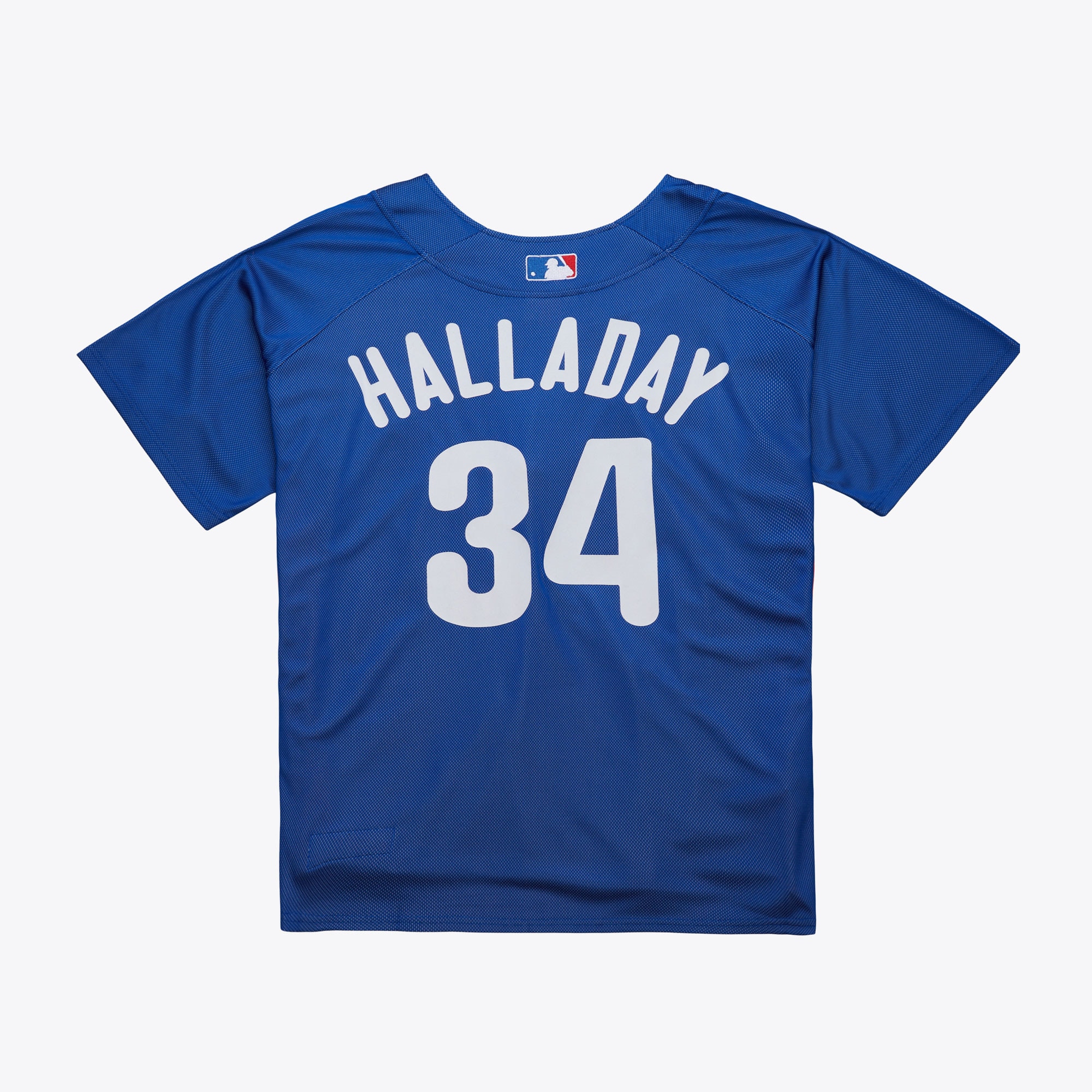 Roy Halladay Philadelphia Phillies Mitchell & Ness 2010 Authentic Batting Practice Pullover Jersey – Royal