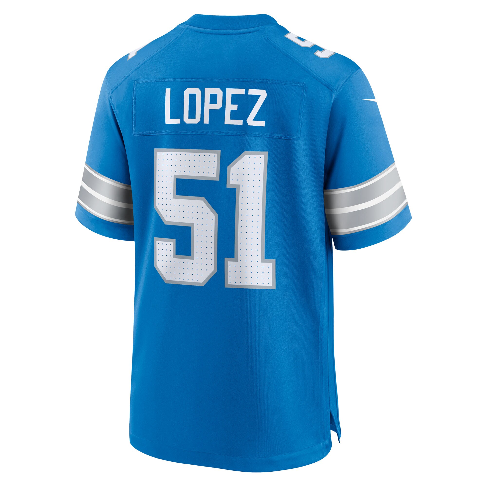 Roy Lopez Detroit Lions Nike Team Game Jersey – Blue Clowdercats